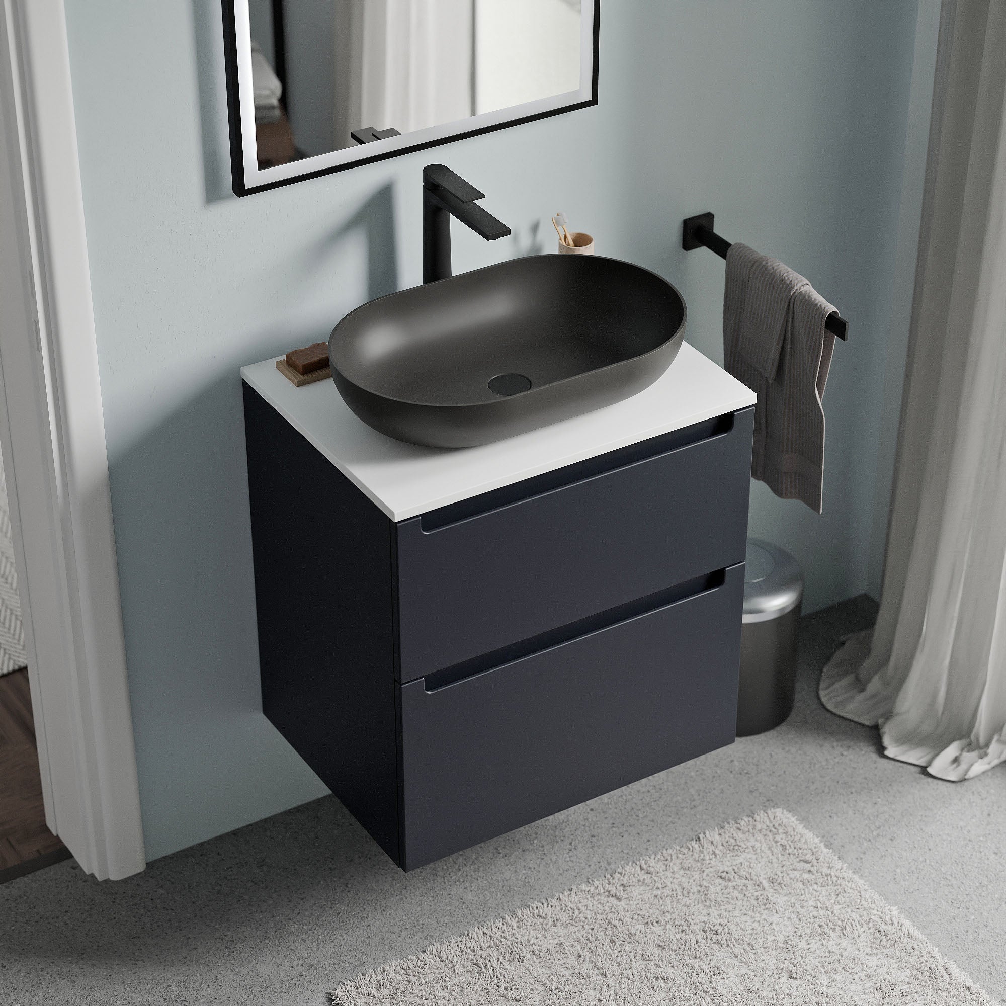 Meuble salle de bain VIREO 60 cm