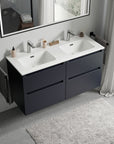 Ensemble de meubles de salle de bain VIREO 120 cm avec double vasque