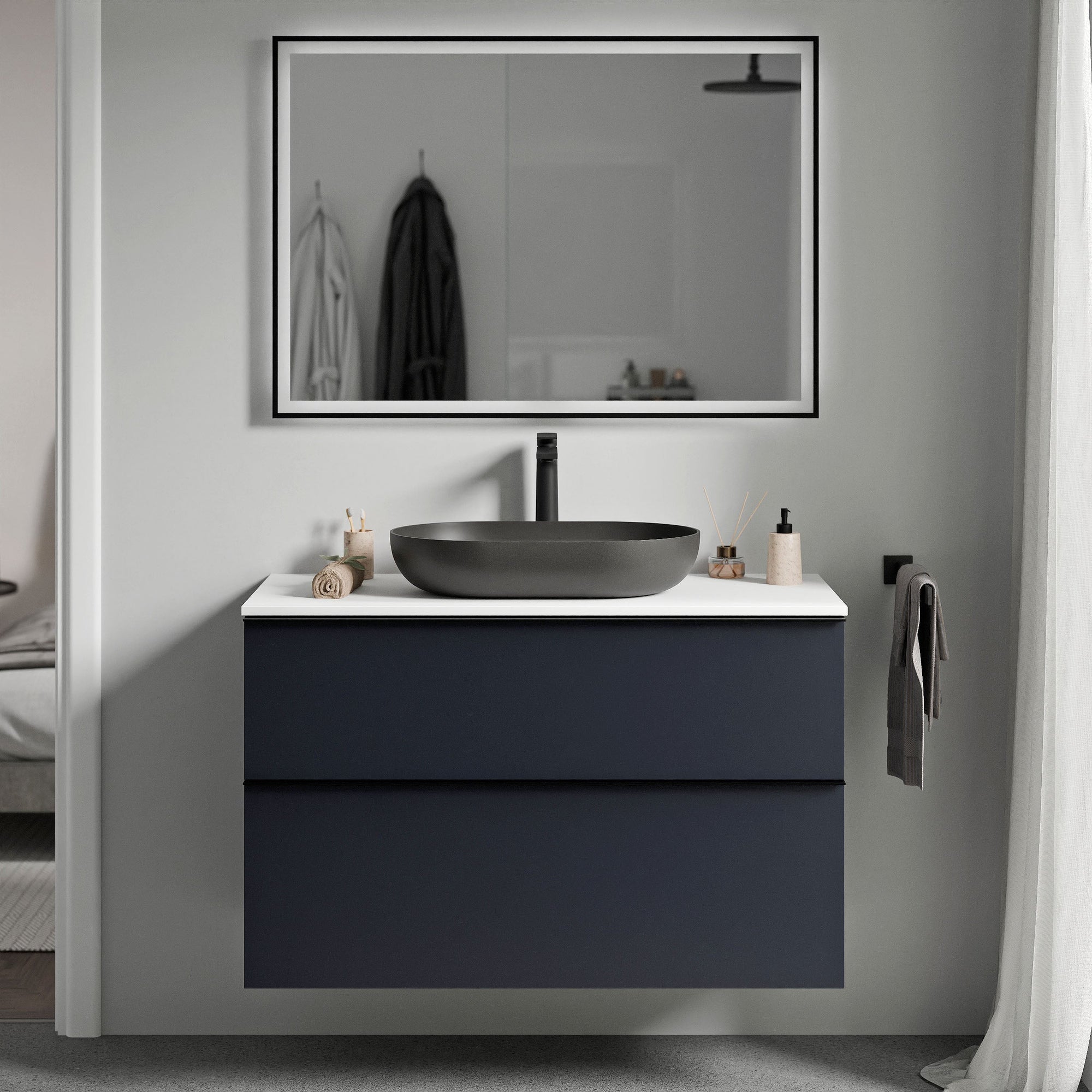 Meuble salle de bain LAVOA 100 cm