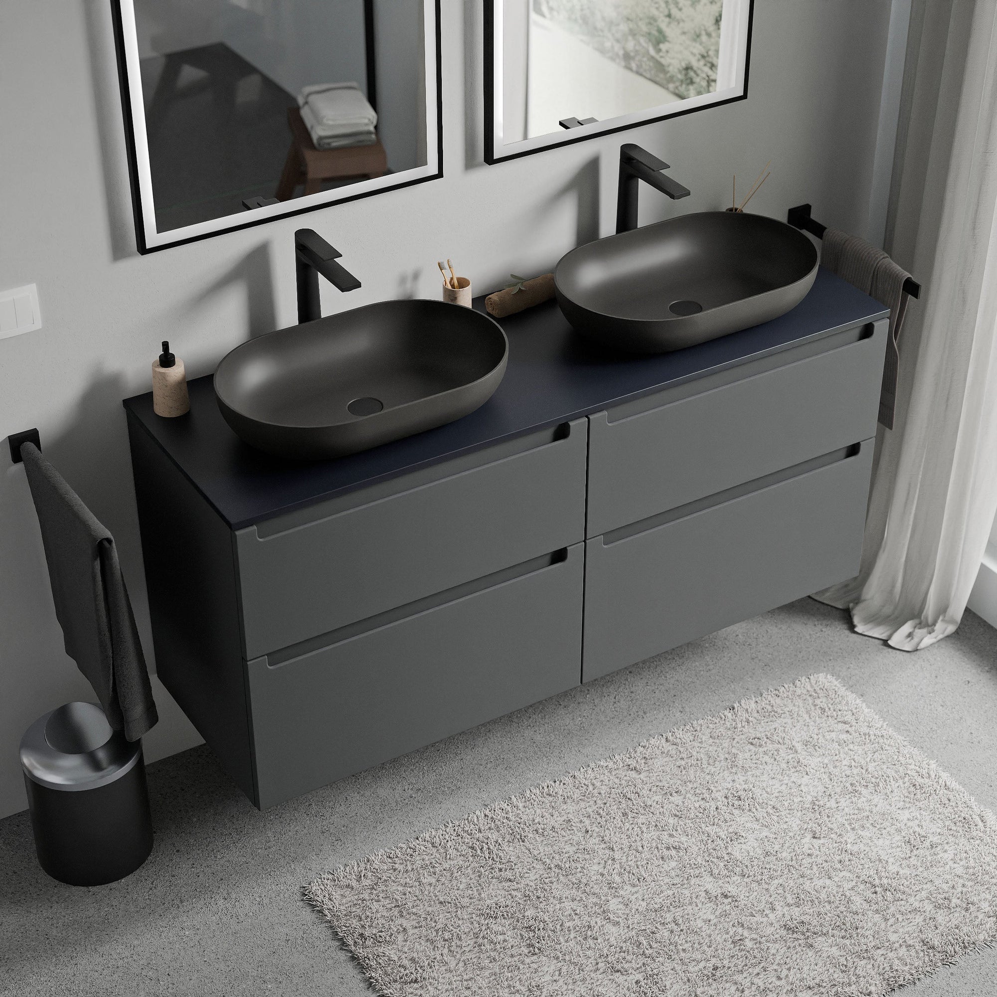 Meuble salle de bain VIREO 120 cm