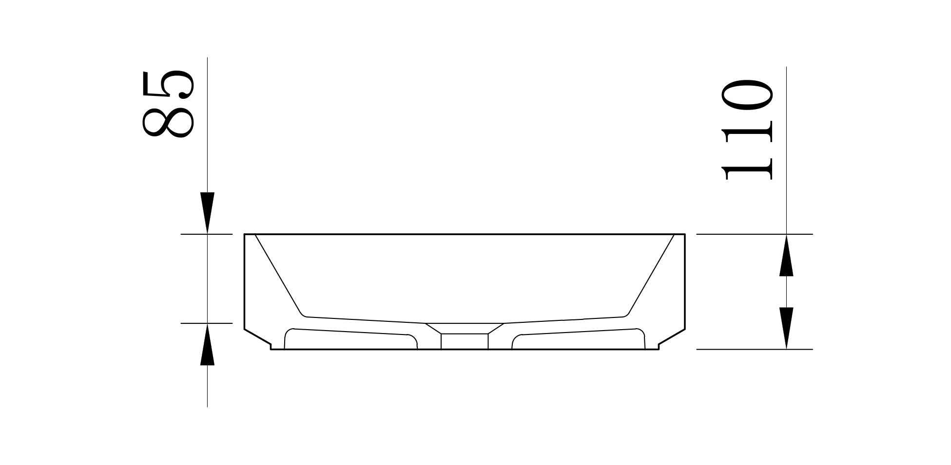 Vasque à poser NT2430G