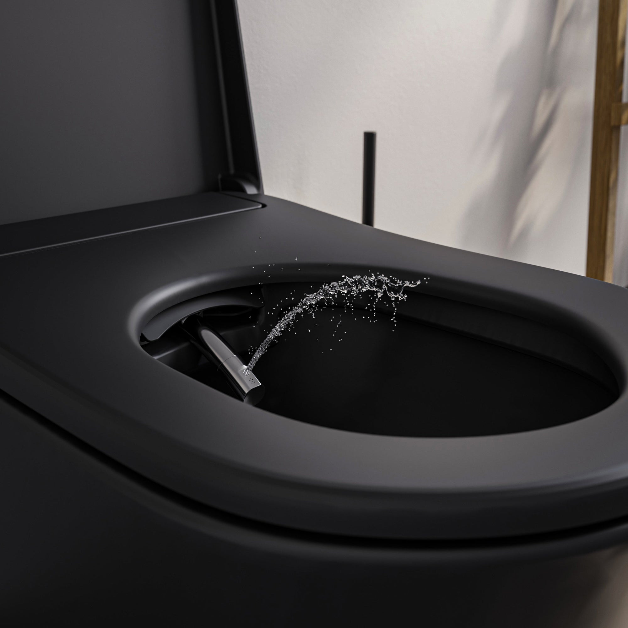 WC japonais lavant PREMIUM 1102 Noir mat