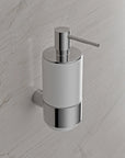 Distributeur de savon OLA - Céramique / Inox - env. 7 x 9,5 cm - couleur au choix