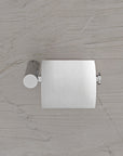 Porte-papier toilette OLA - Inox - env. 15,5 x 8,5 cm - Rond - couleur au choix