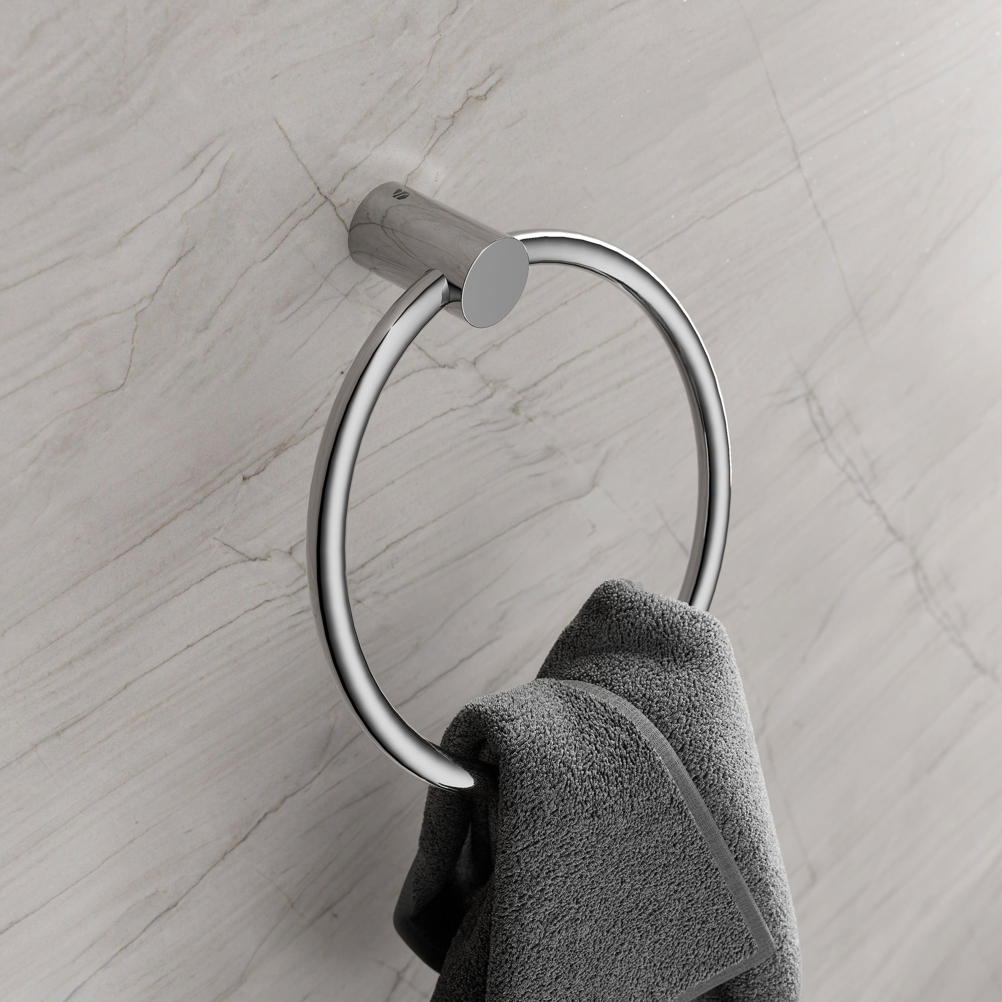 Anneau porte-serviettes OLA - Inox - env. 18 x 10 cm - Rond - couleur au choix