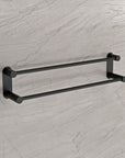 Porte-serviettes OLA - Inox - env. 64 x 11 cm - Double barre - Rond - couleur au choix