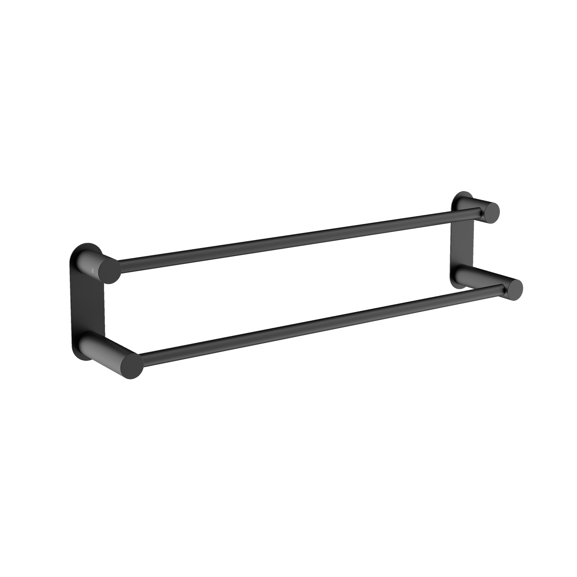 Porte-serviettes OLA - Inox - env. 64 x 11 cm - Double barre - Rond - couleur au choix