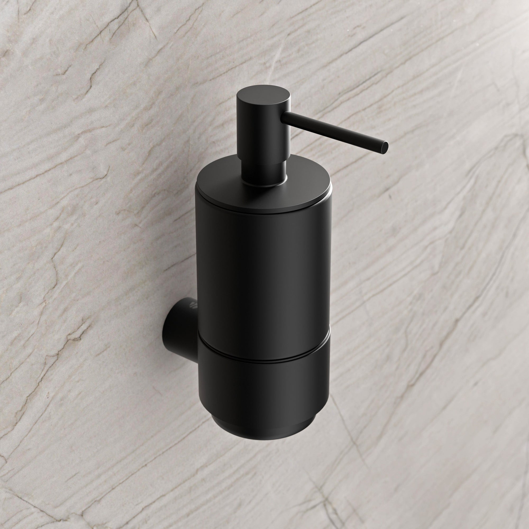 Distributeur de savon OLA - Céramique / Inox - env. 7 x 9,5 cm - couleur au choix