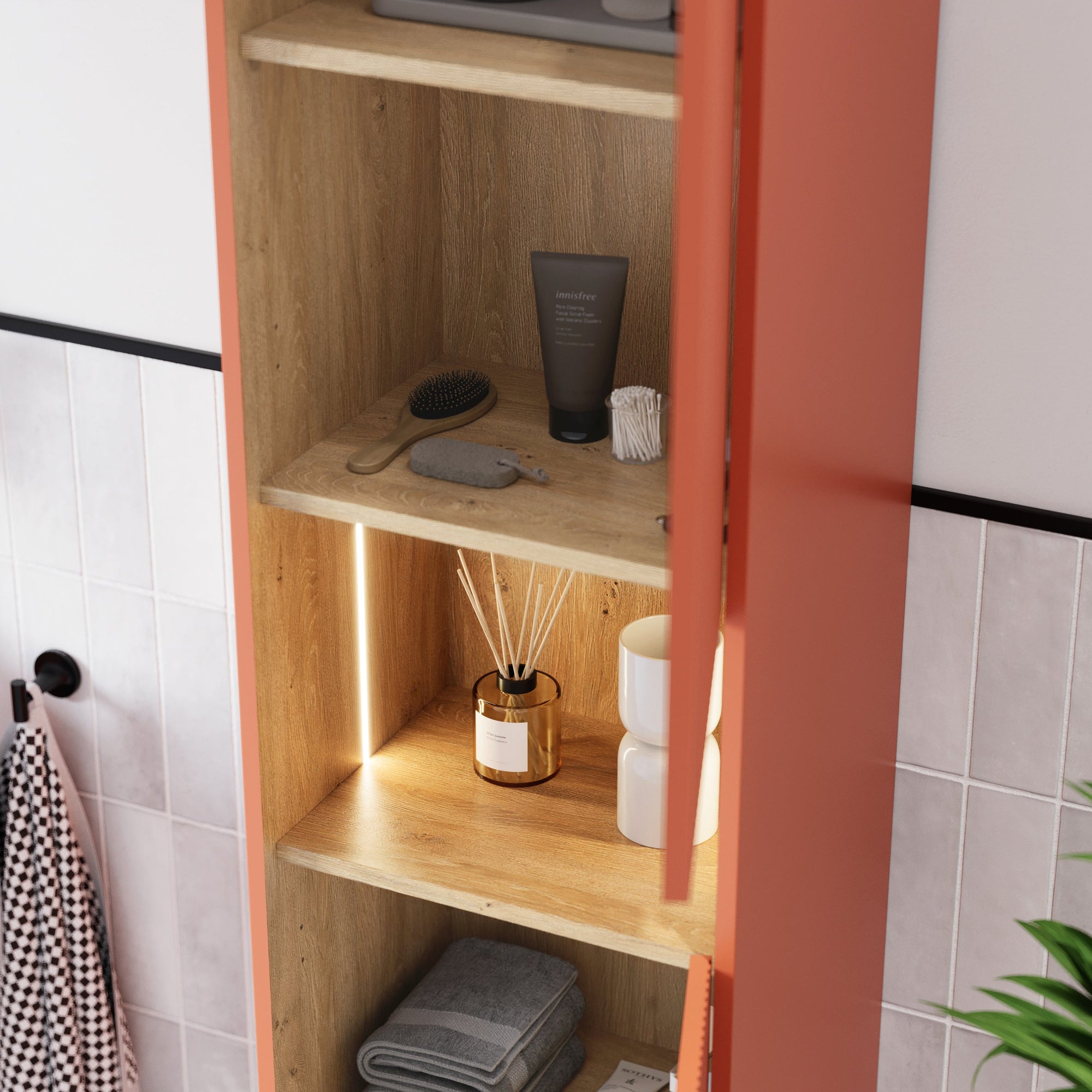 Ensemble meubles salle de bain BELDIVO 80 cm