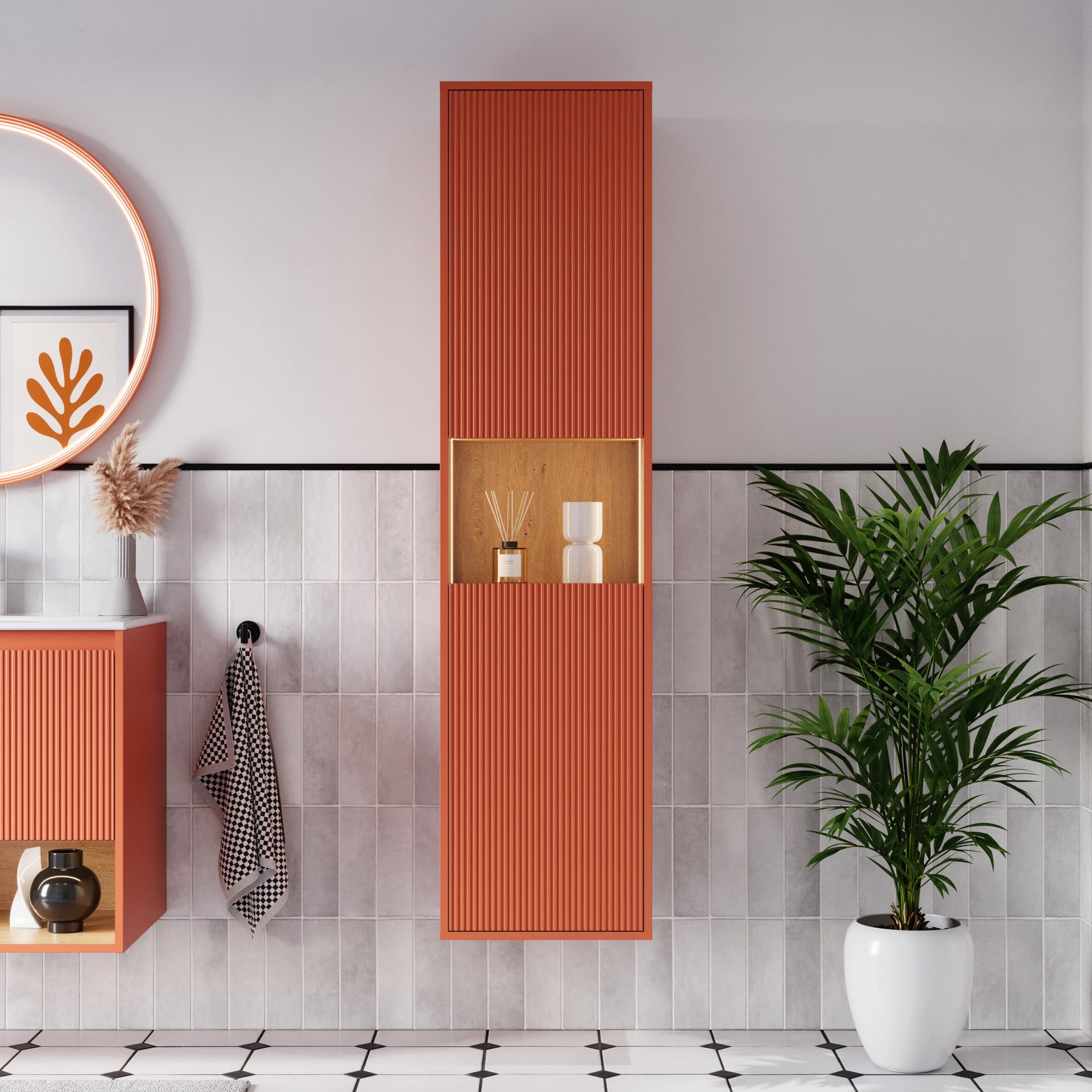Ensemble meubles salle de bain BELDIVO 80 cm