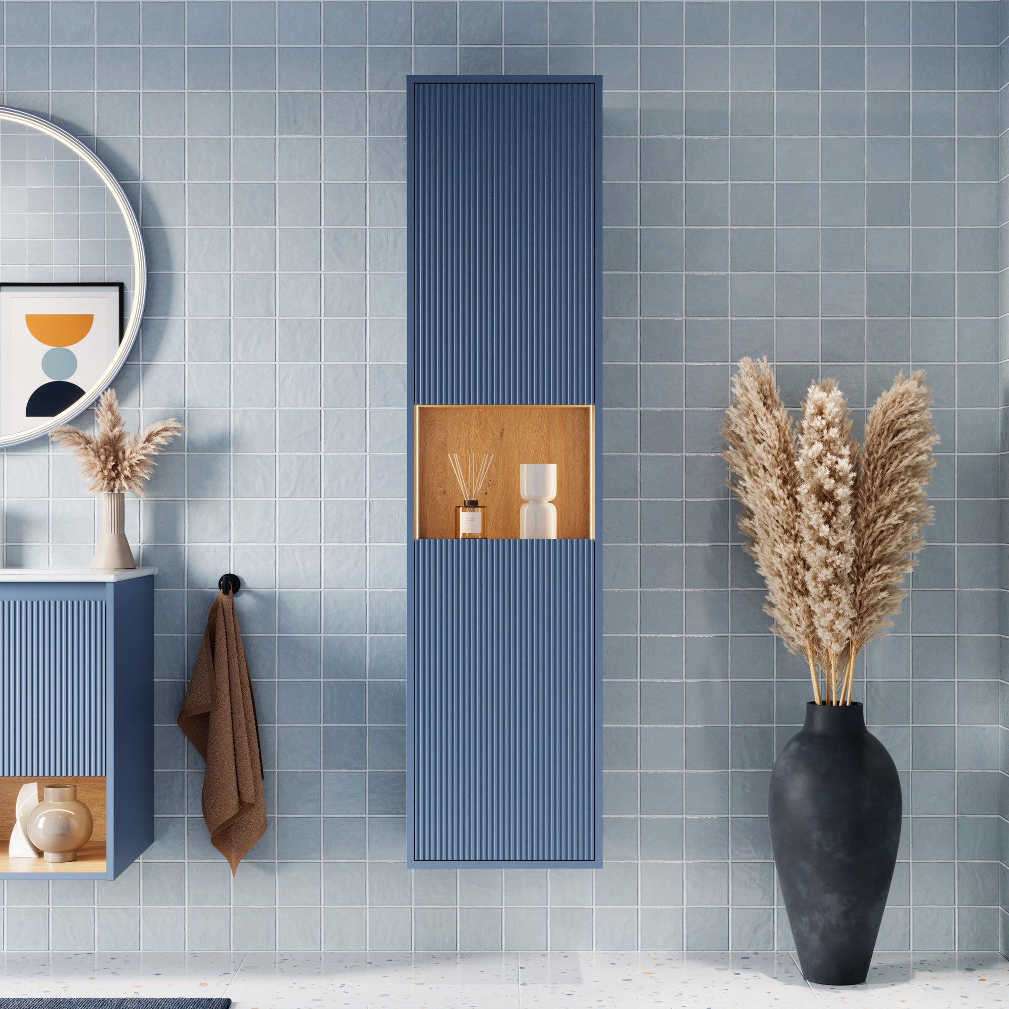 Ensemble meubles salle de bain BELDIVO 80 cm