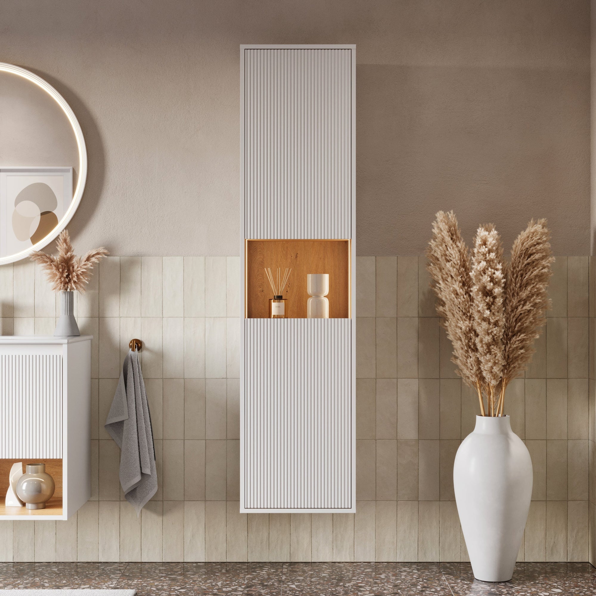 Ensemble meubles salle de bain BELDIVO 80 cm