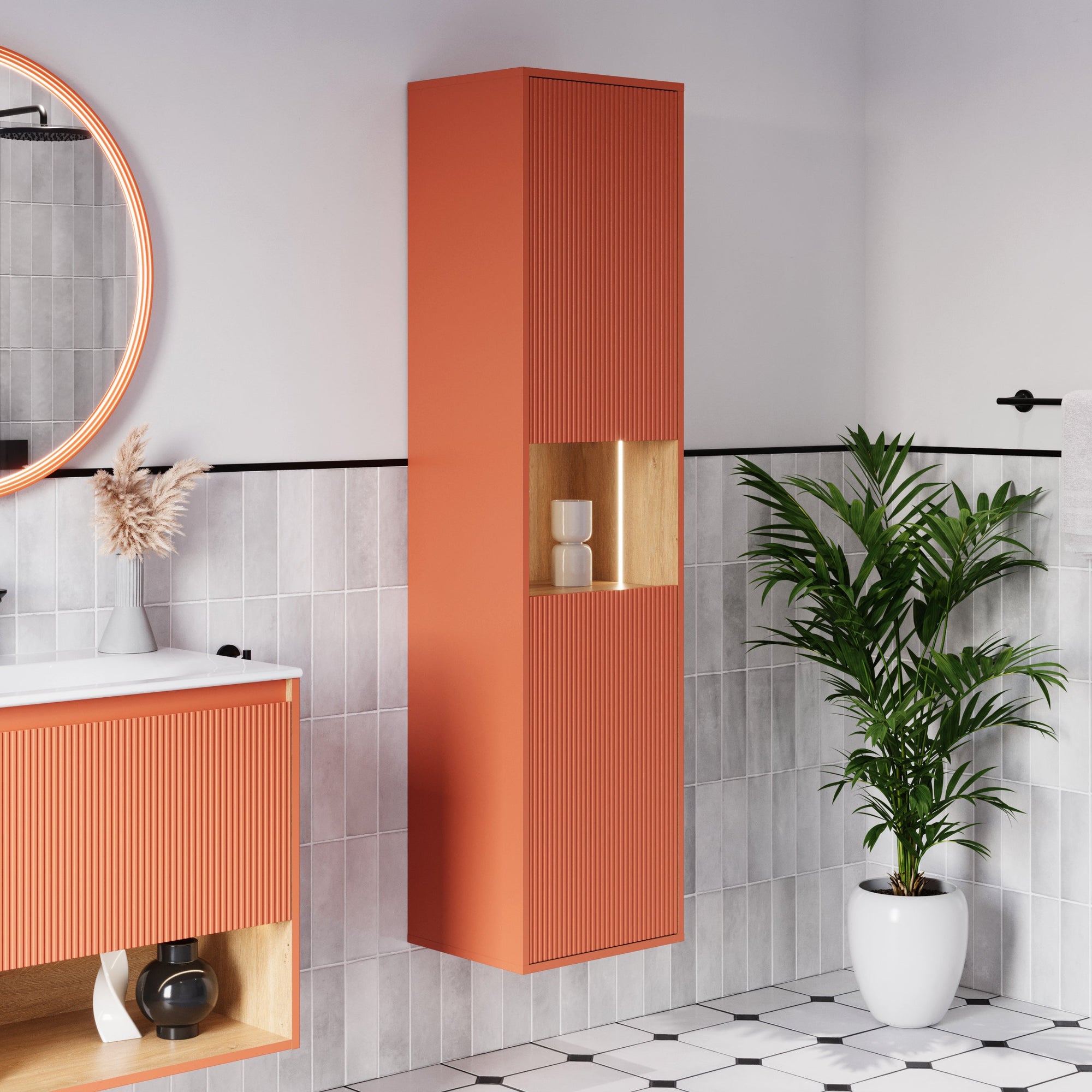 Ensemble meubles salle de bain BELDIVO 80 cm