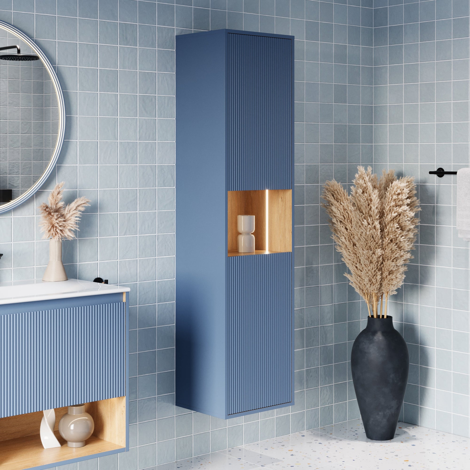Ensemble meubles salle de bain BELDIVO 80 cm