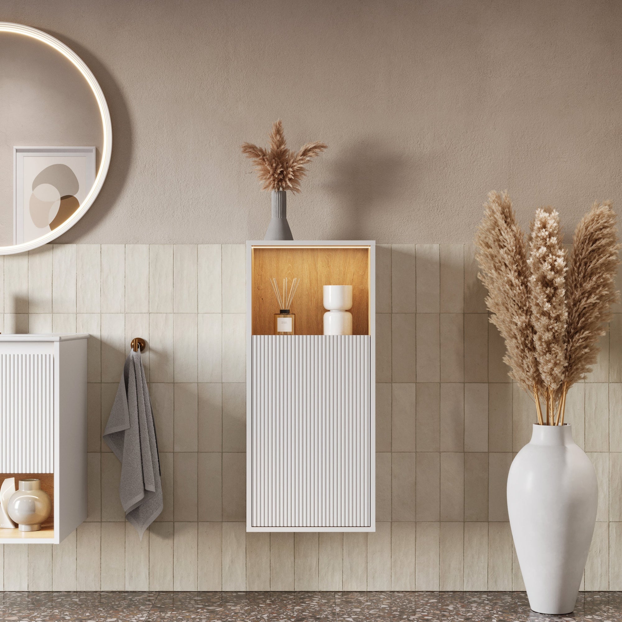 Ensemble meubles salle de bain BELDIVO 60 cm