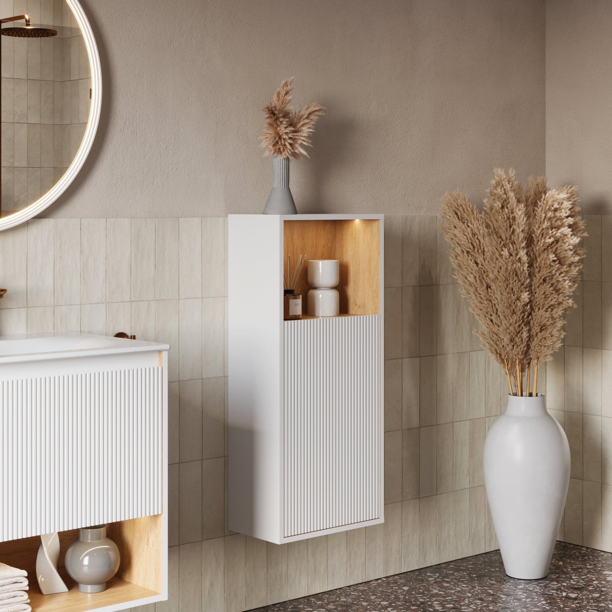 Ensemble meubles salle de bain BELDIVO 60 cm