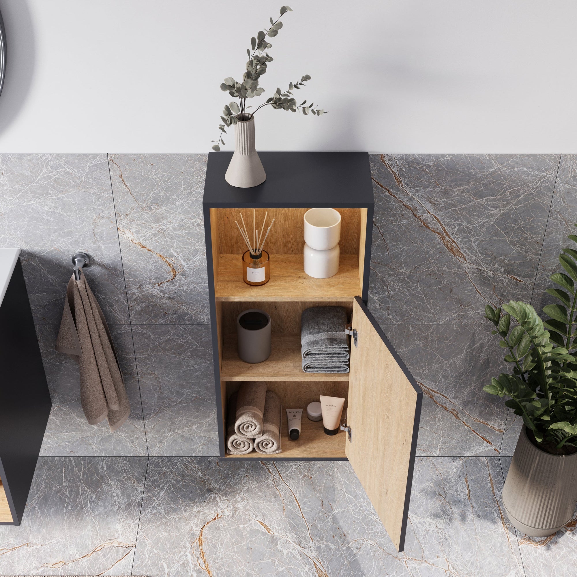 Ensemble meubles salle de bain BELDIVO 60 cm