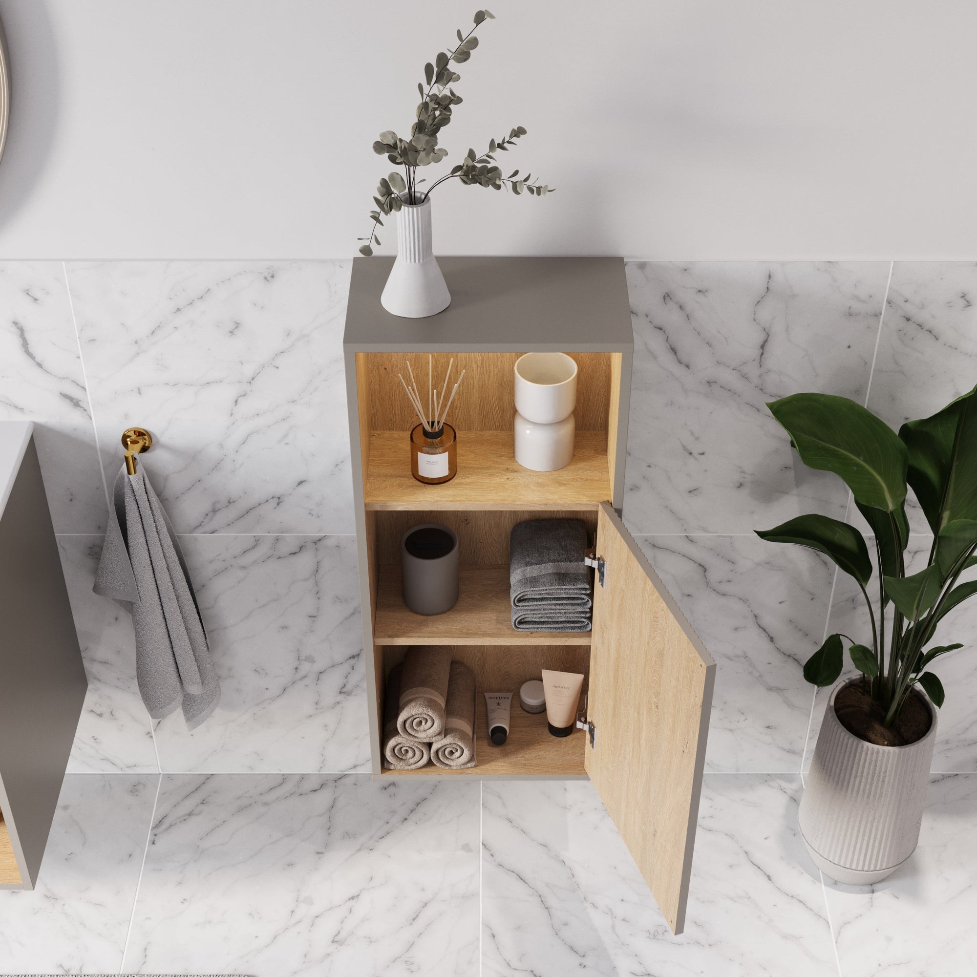 Ensemble meubles salle de bain BELDIVO 60 cm