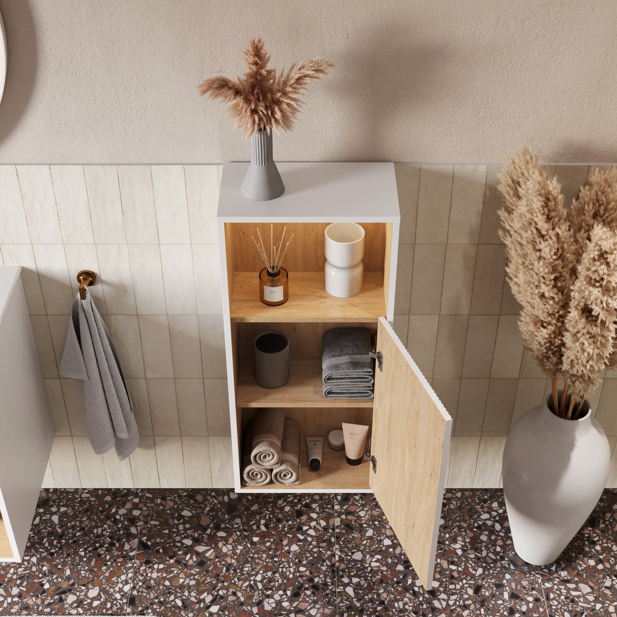 Ensemble meubles salle de bain BELDIVO 60 cm