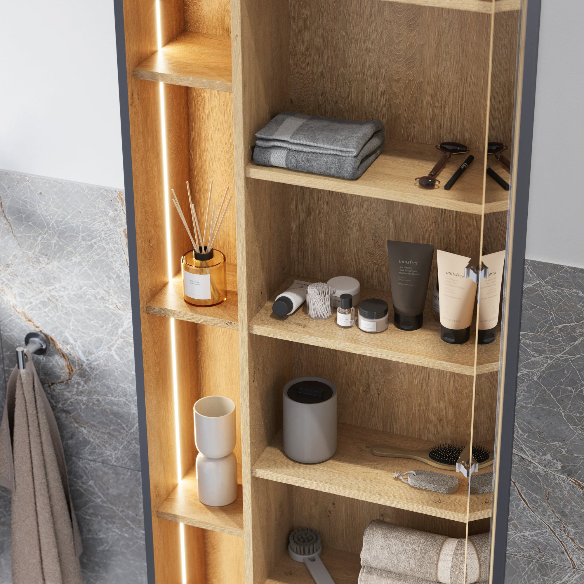 Ensemble meubles salle de bain BELDIVO 120 cm