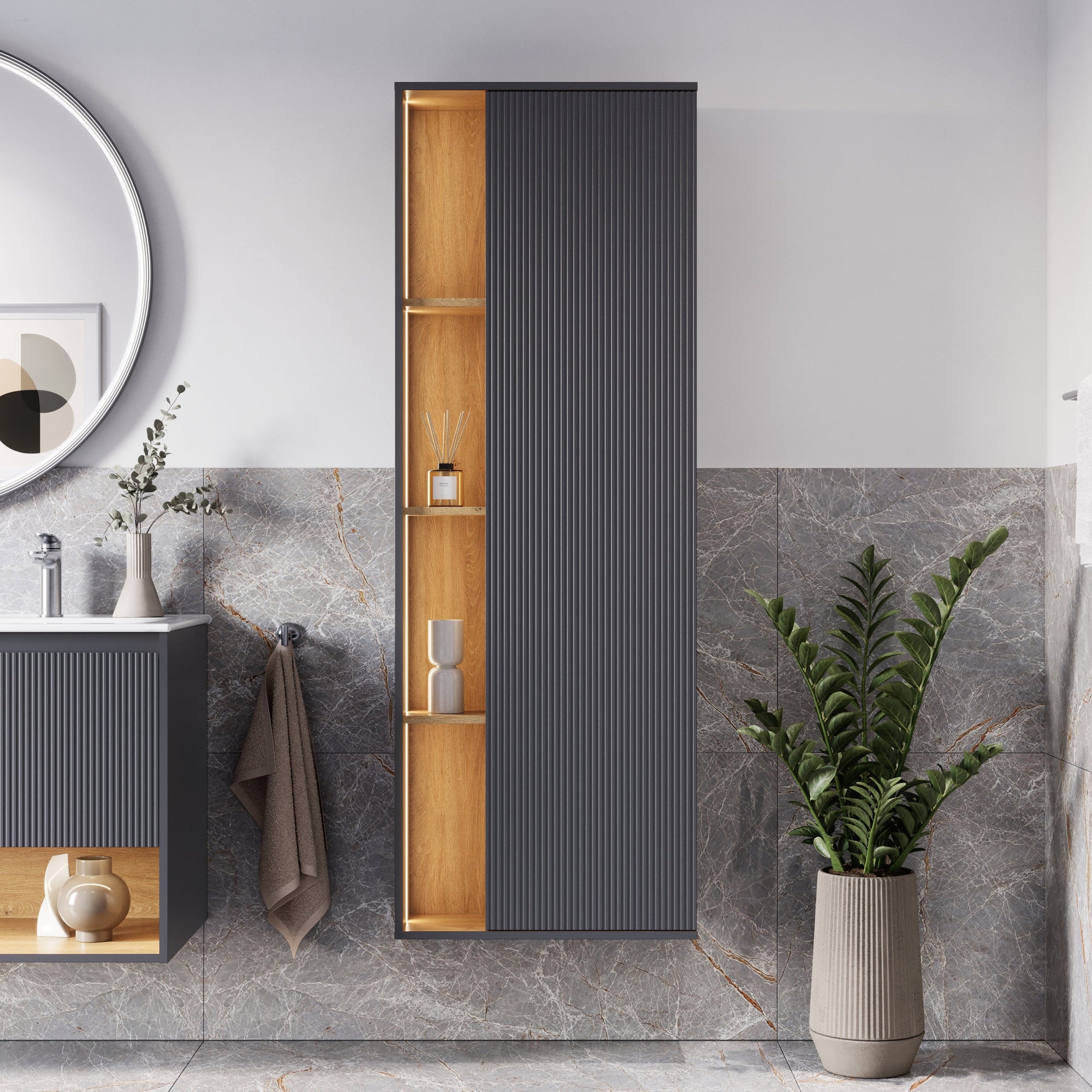 Ensemble meubles salle de bain BELDIVO 120 cm