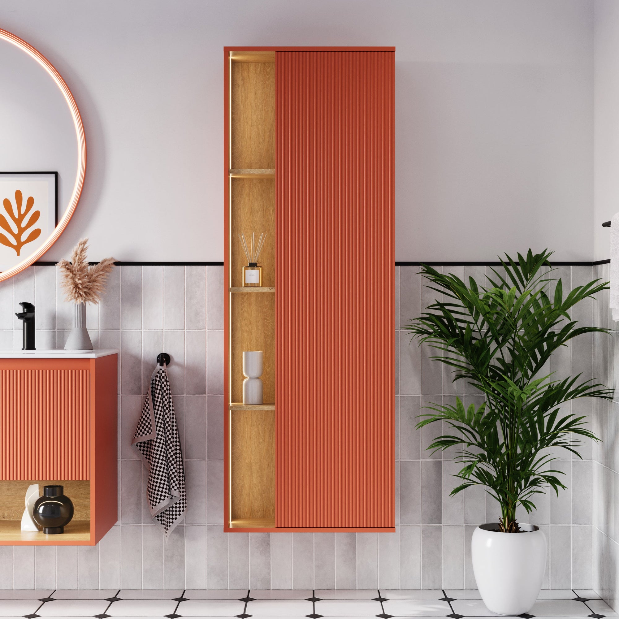 Ensemble meubles salle de bain BELDIVO 100 cm