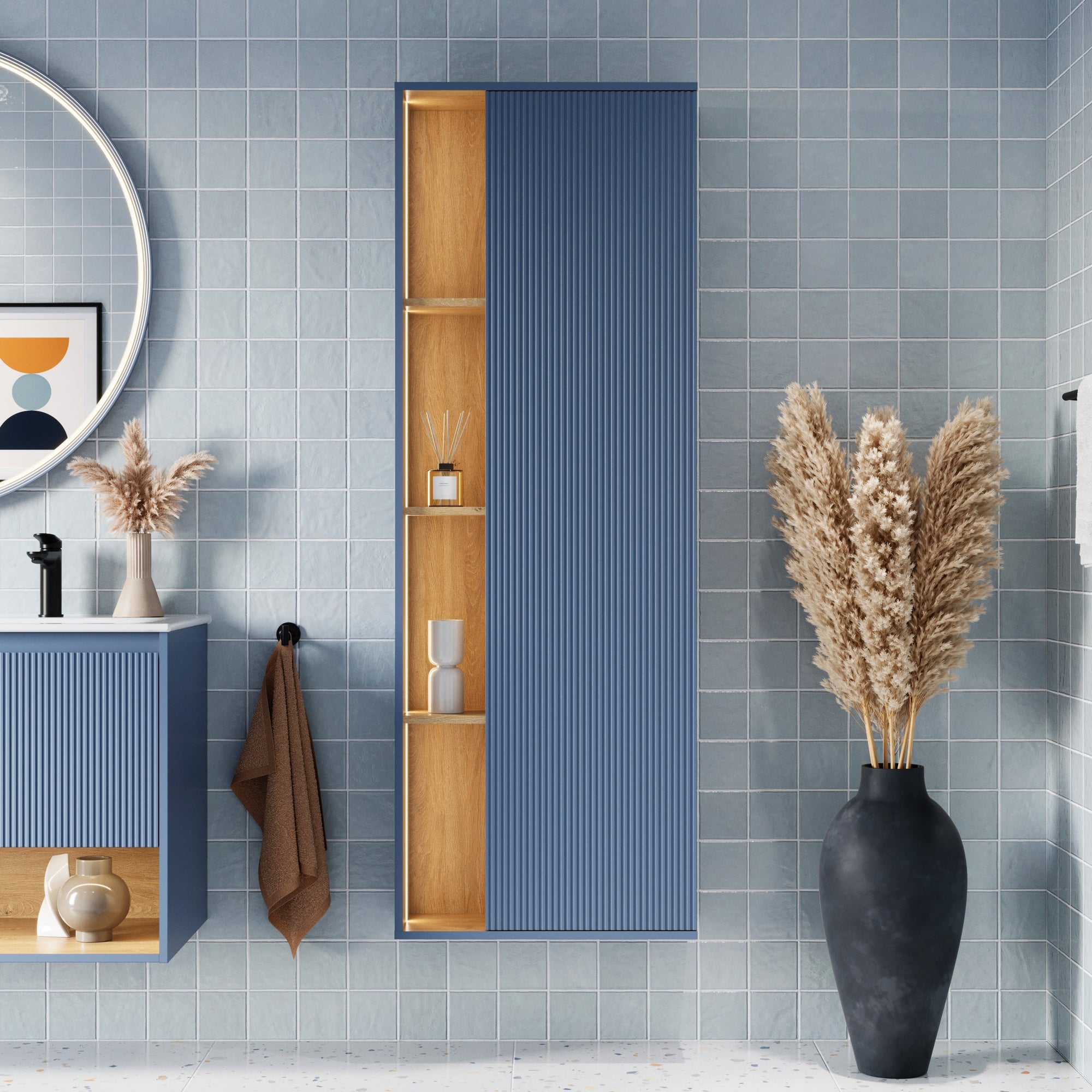 Ensemble meubles salle de bain BELDIVO 120 cm