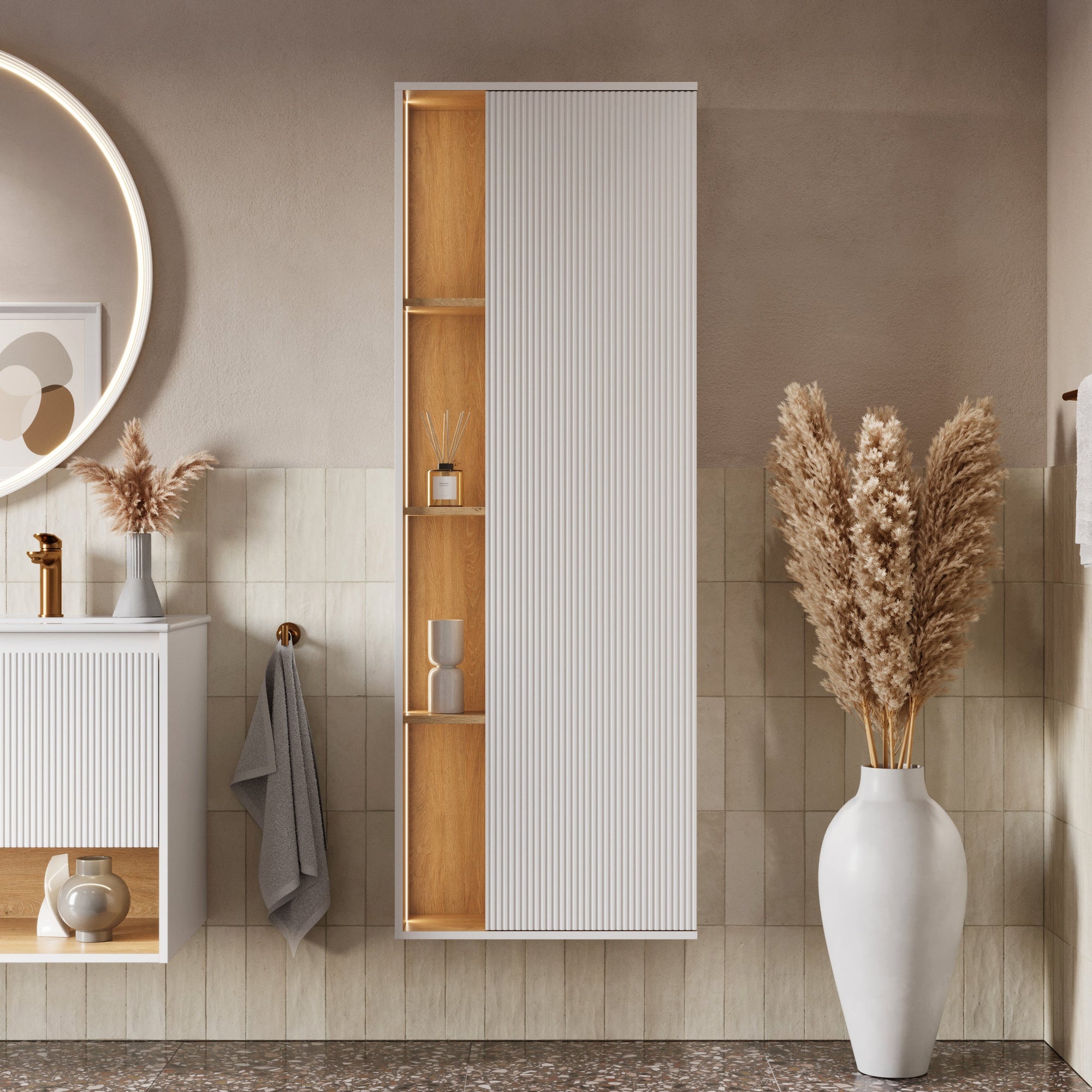 Ensemble meubles salle de bain BELDIVO 120 cm