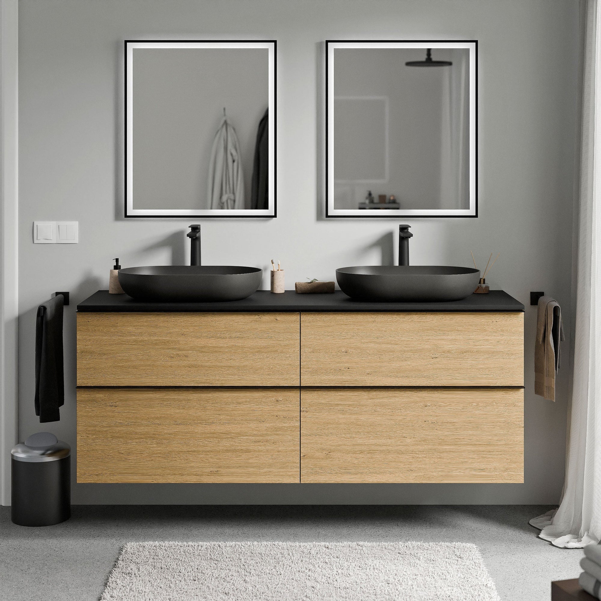 Meuble salle de bains LAVOA 160 cm