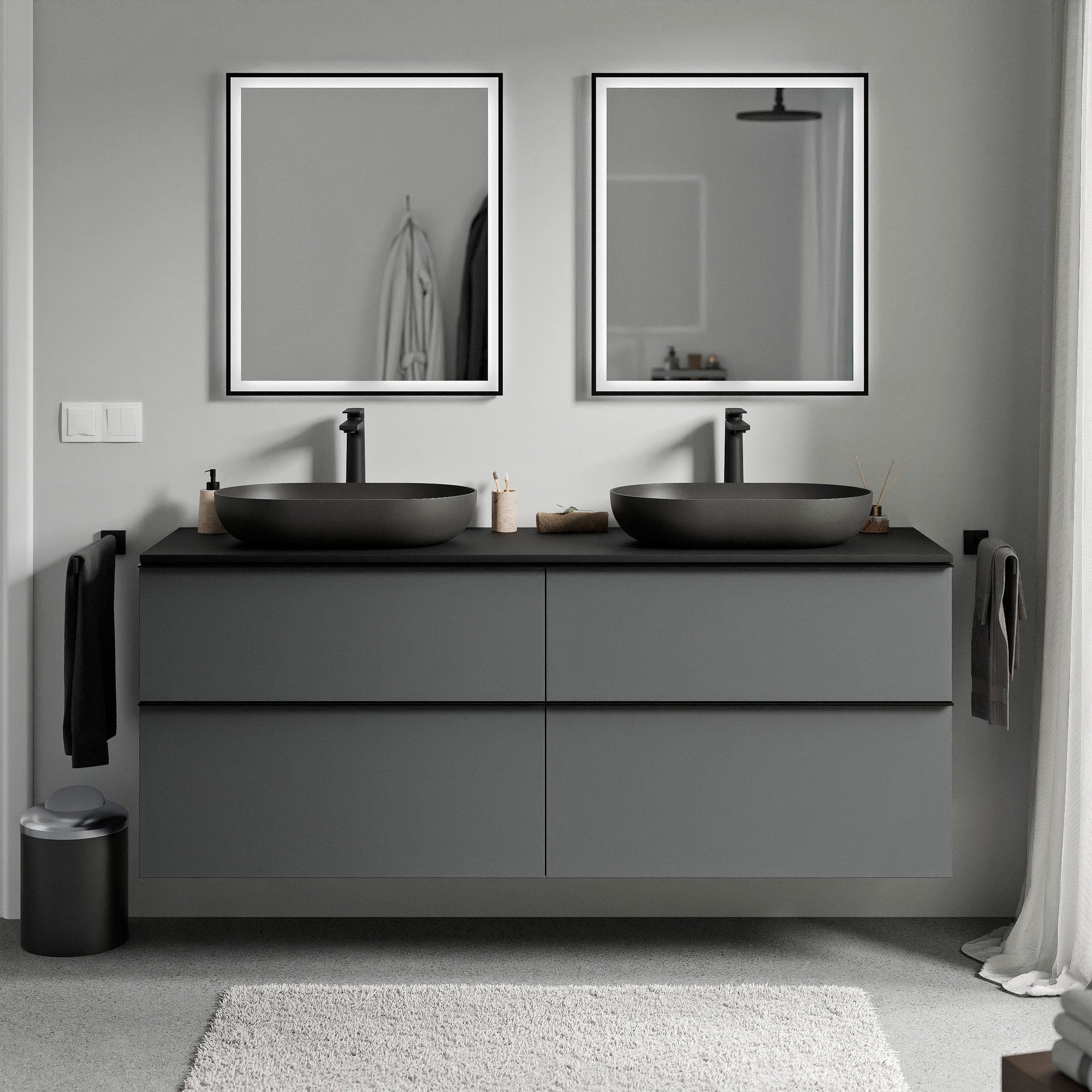 Meuble salle de bains LAVOA 160 cm