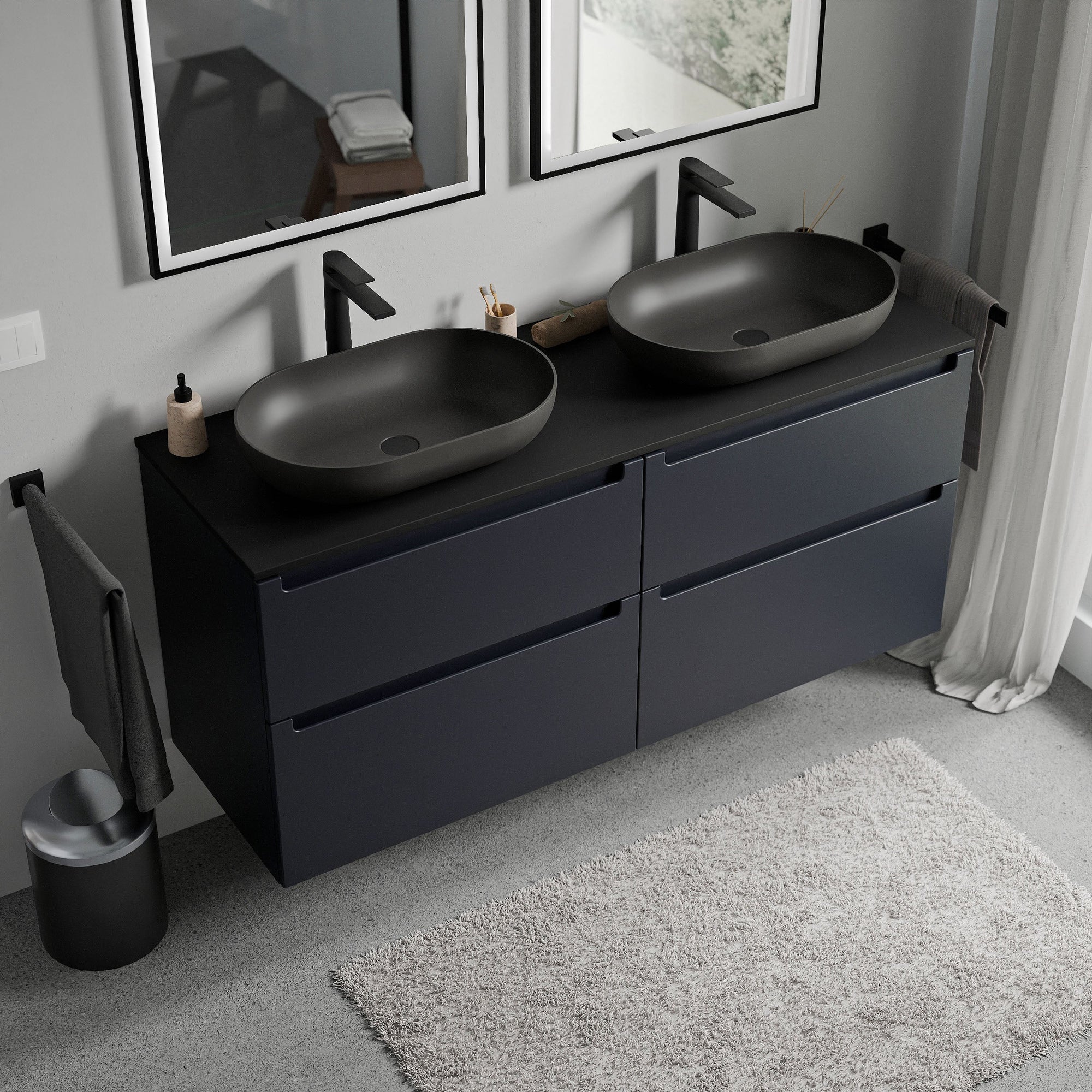 Meuble salle de bain VIREO 120 cm
