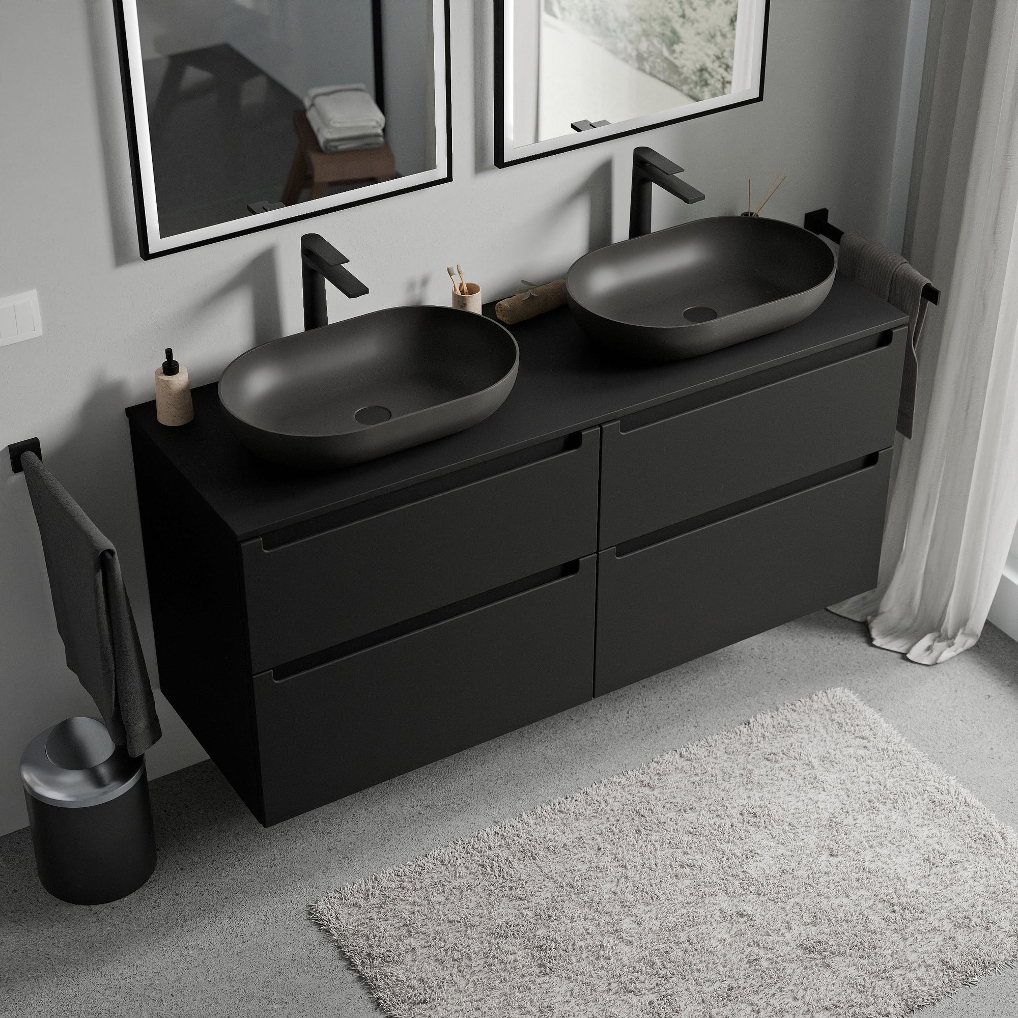 Meuble salle de bain VIREO 120 cm