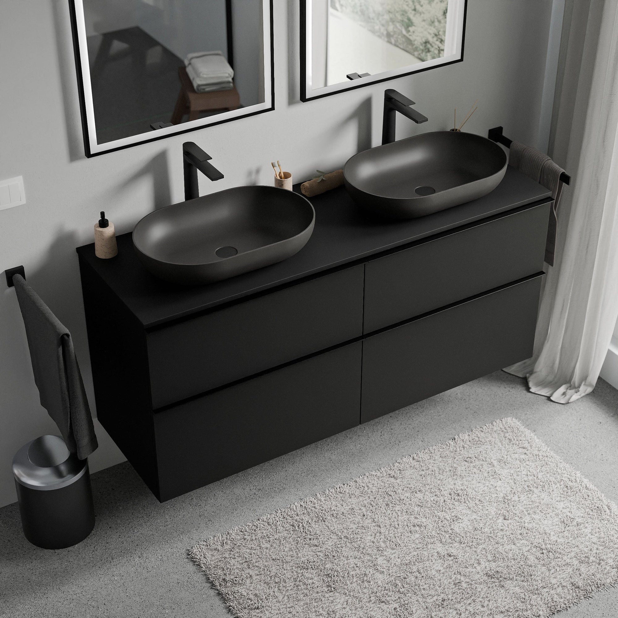 Meuble salle de bain LAVOA 120 cm