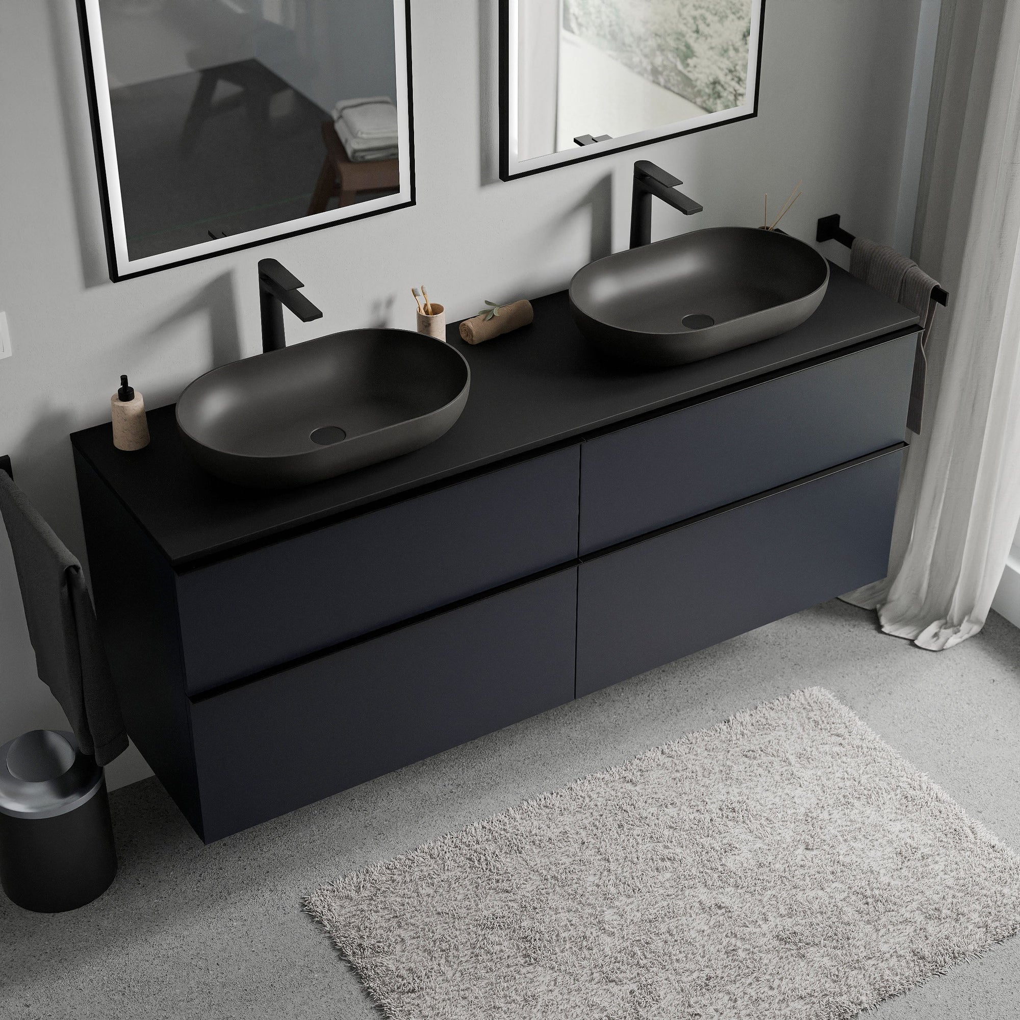 Meuble salle de bains LAVOA 160 cm