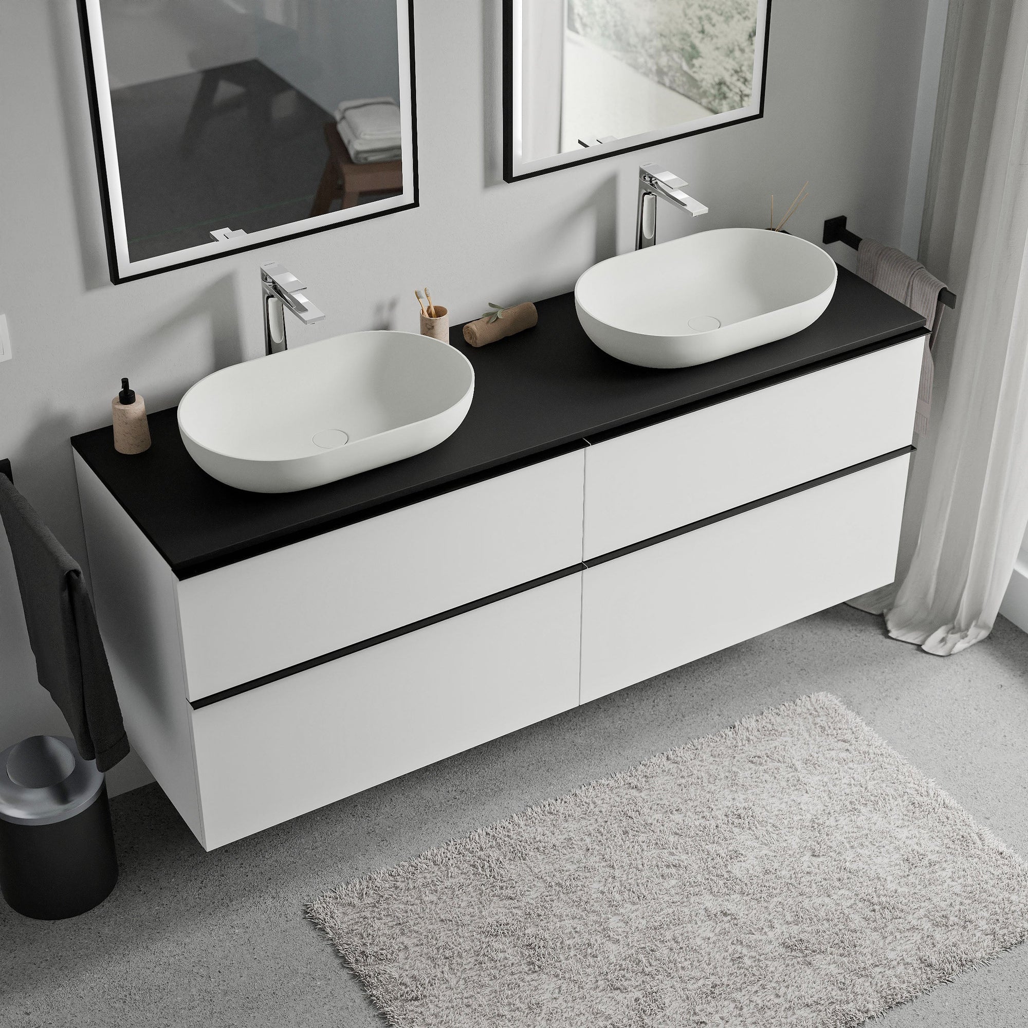 Meuble salle de bains LAVOA 160 cm