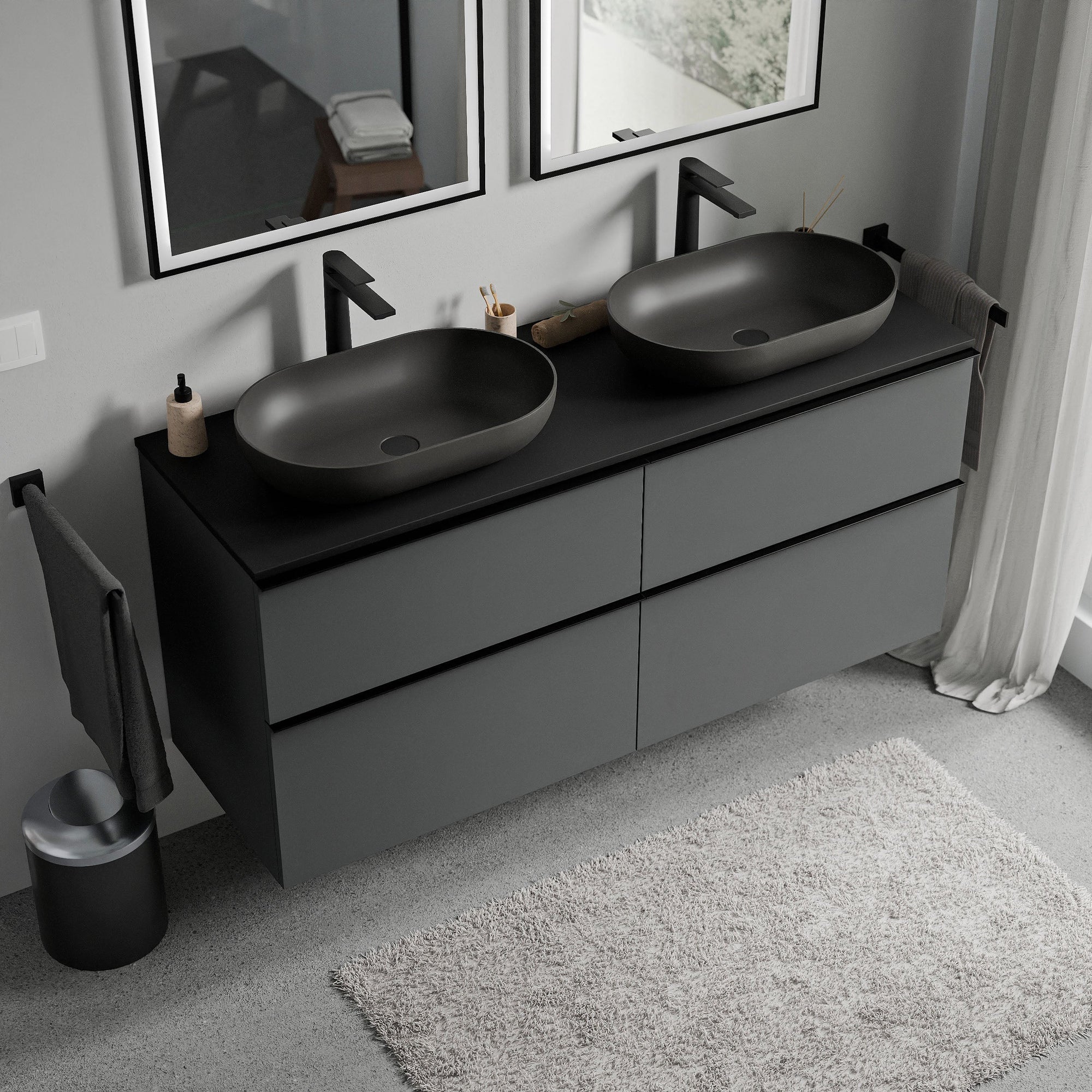 Meuble salle de bain LAVOA 120 cm