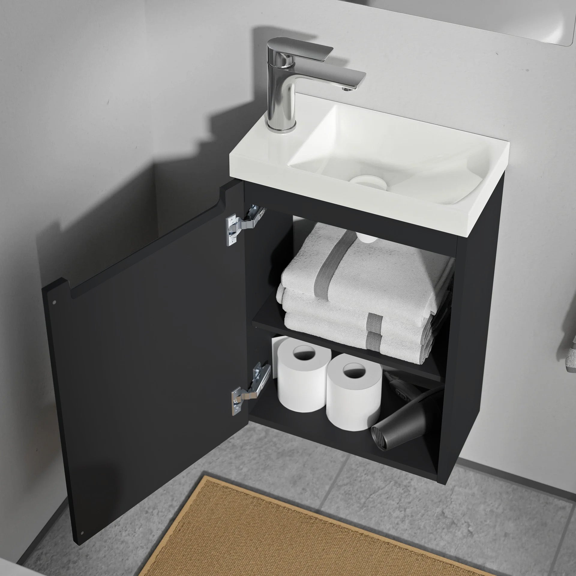 Meuble salle de bain VIREO 40 cm