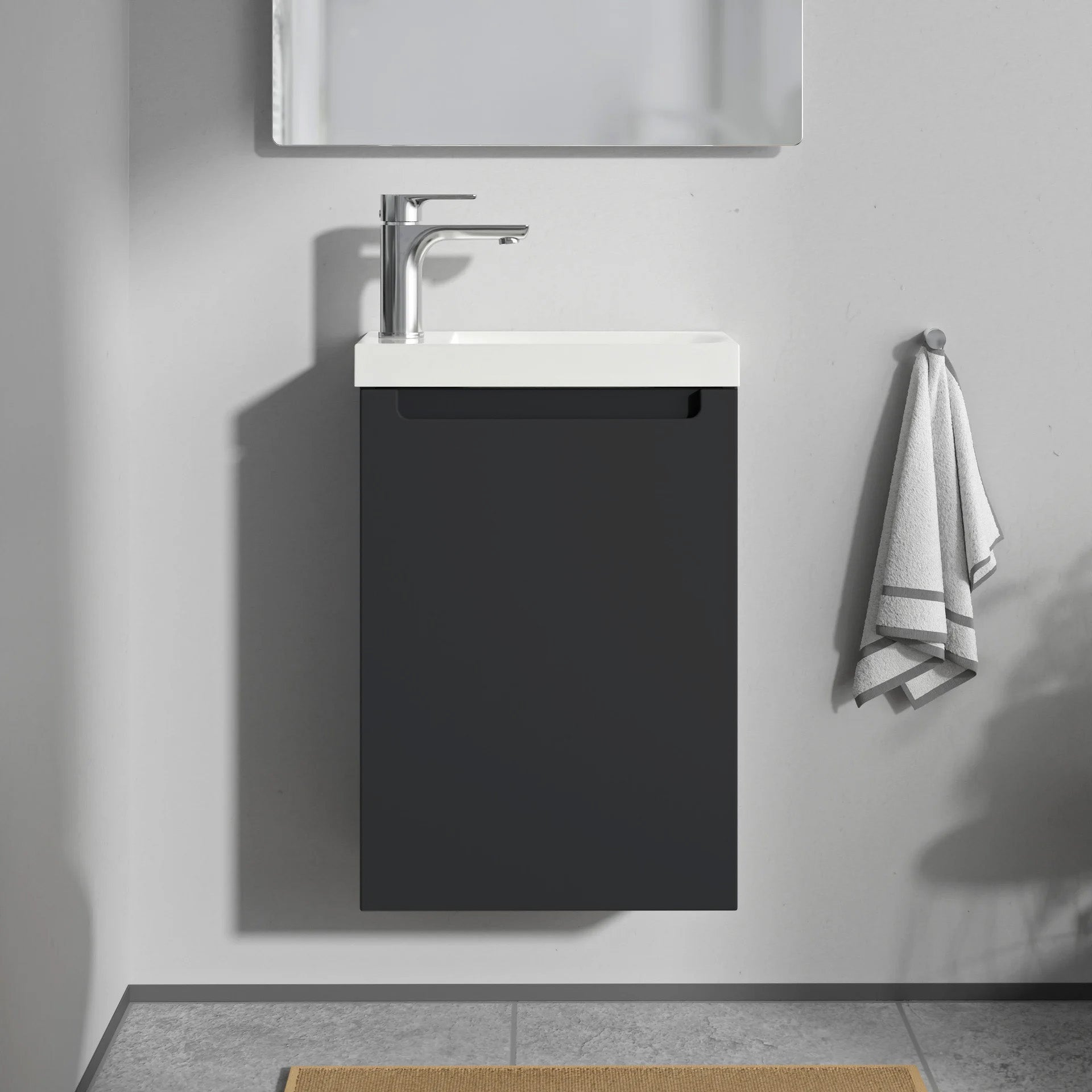 Meuble de salle de bain VIREO 40 cm avec lavabo