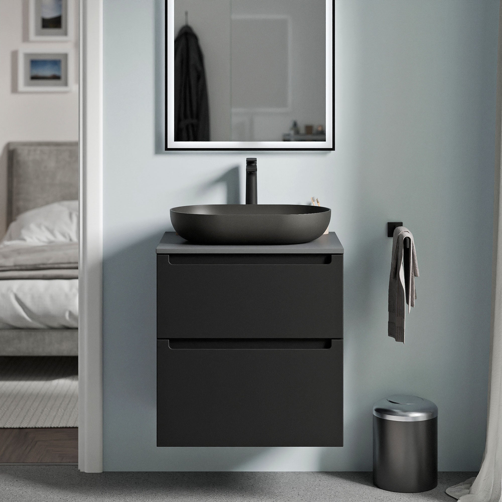 Meuble salle de bain VIREO 60 cm
