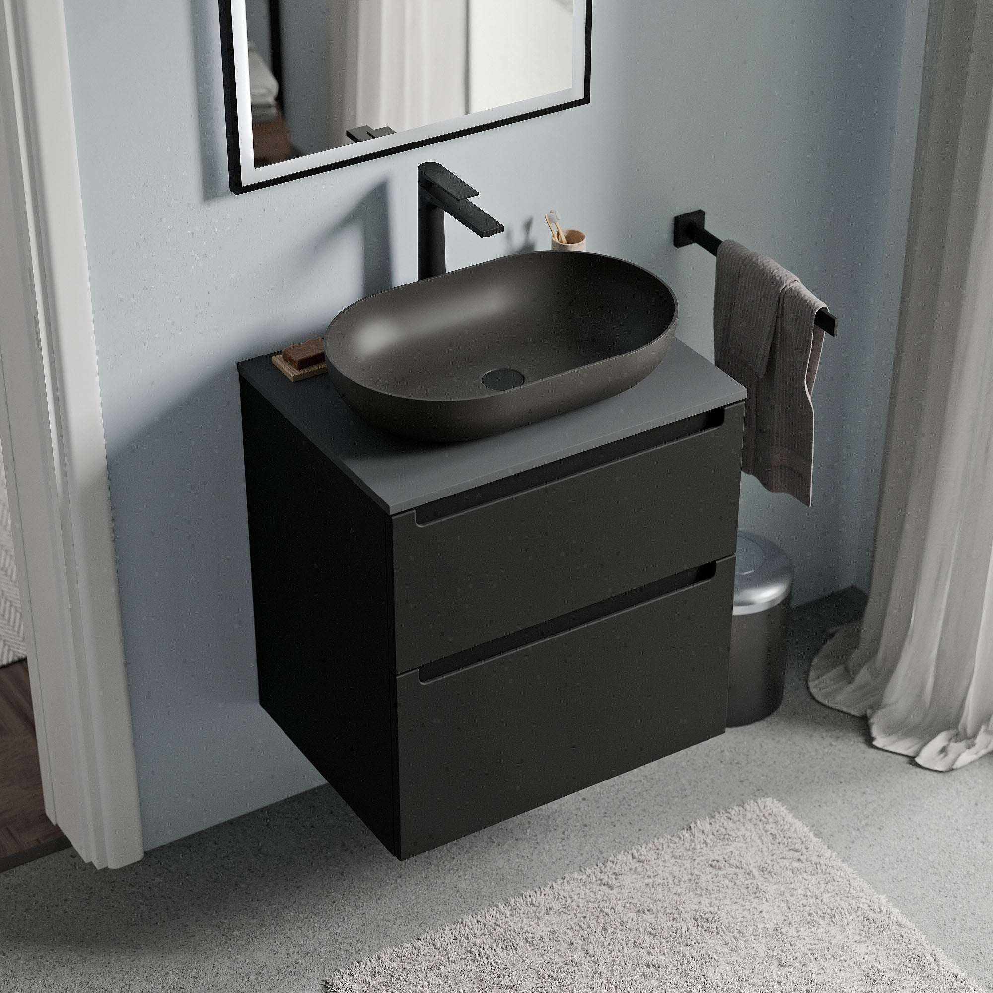 Meuble salle de bain VIREO 60 cm