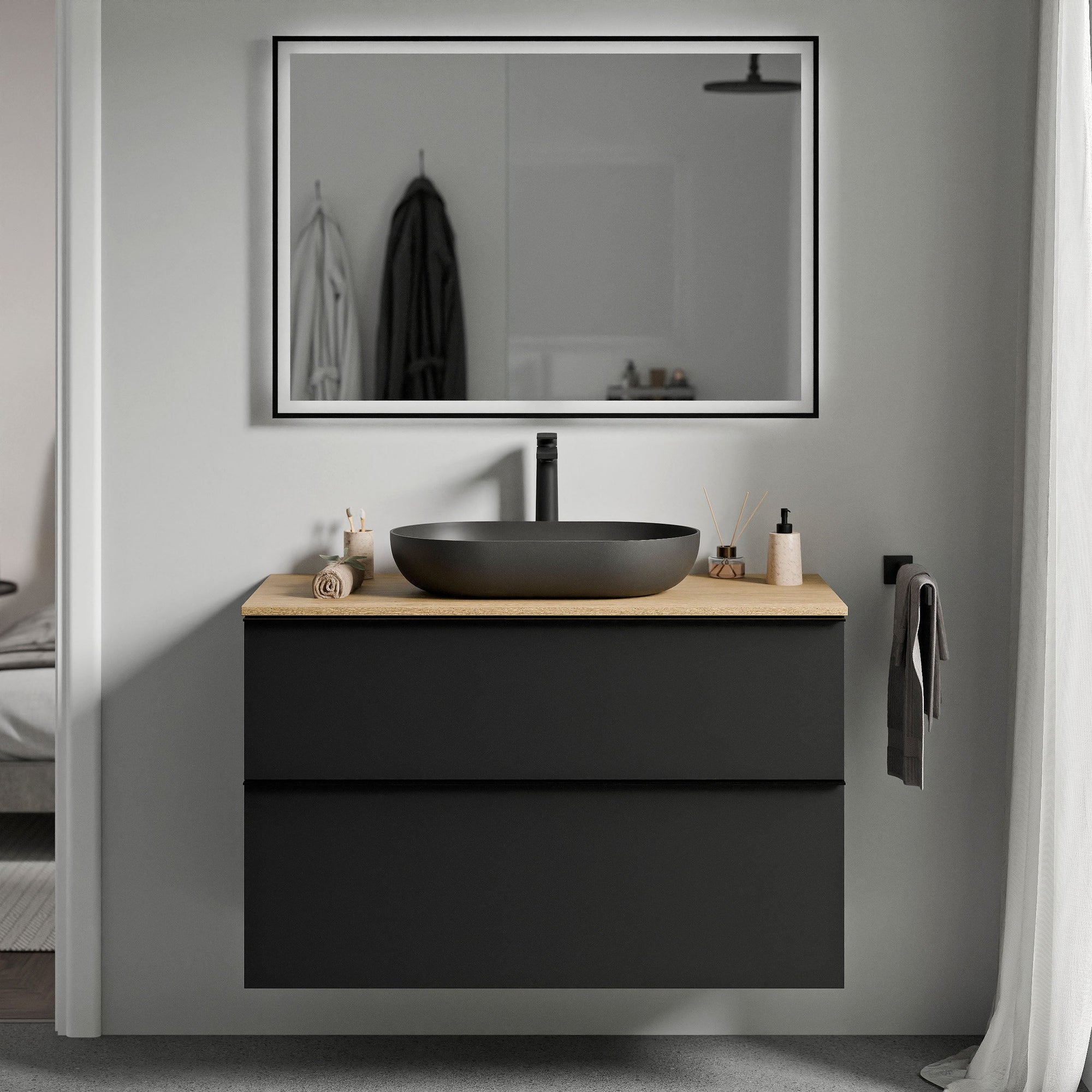 Meuble salle de bain LAVOA 80 cm