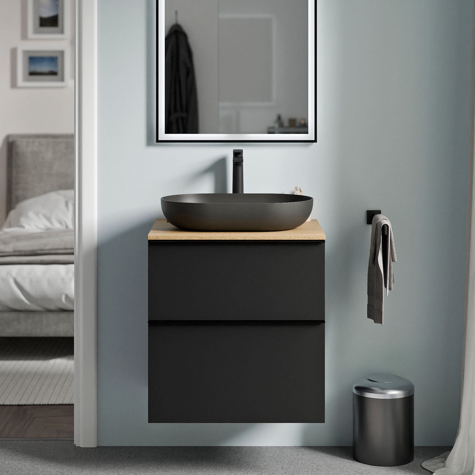 Meuble salle de bain LAVOA 60 cm