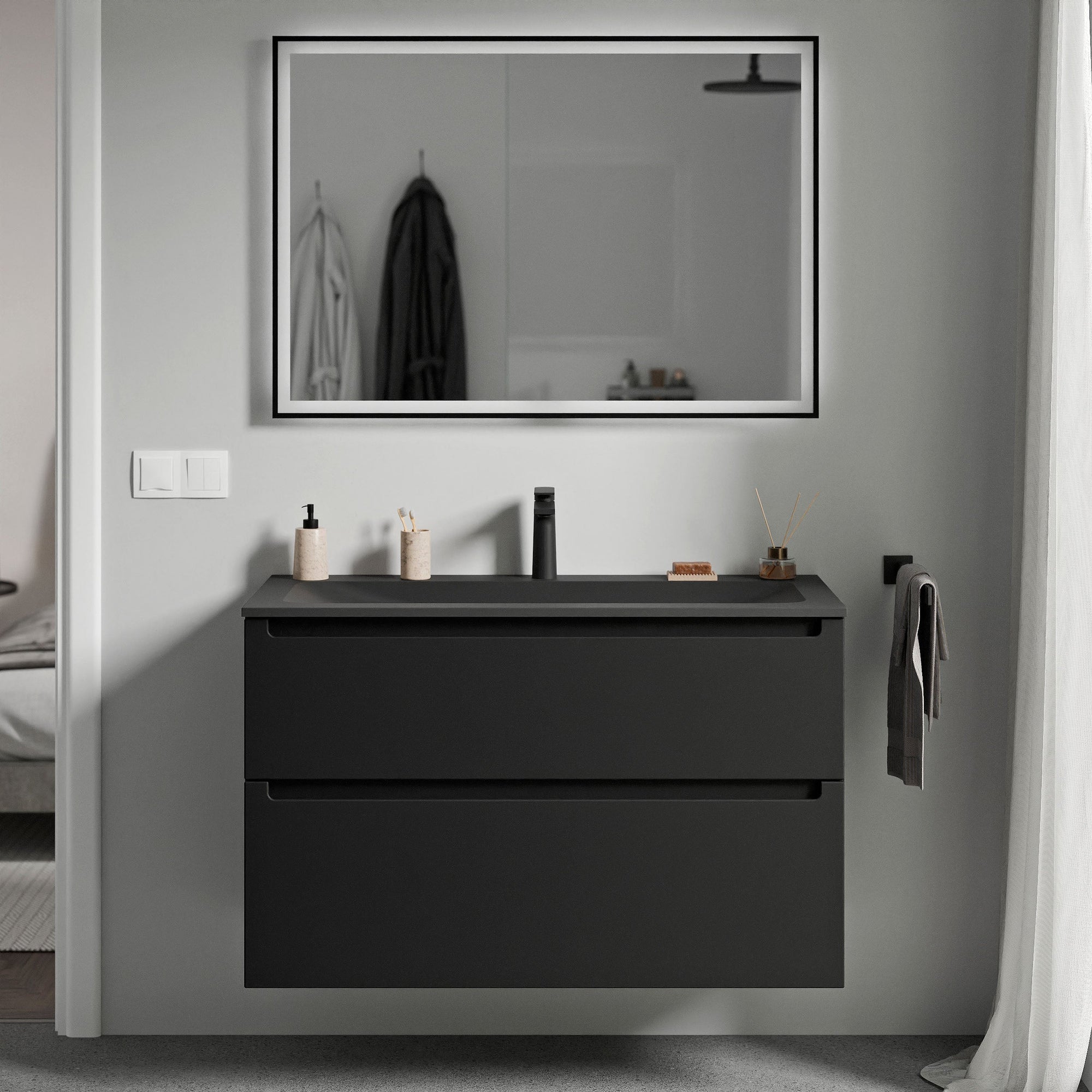 Meuble salle de bain VIREO 80 cm