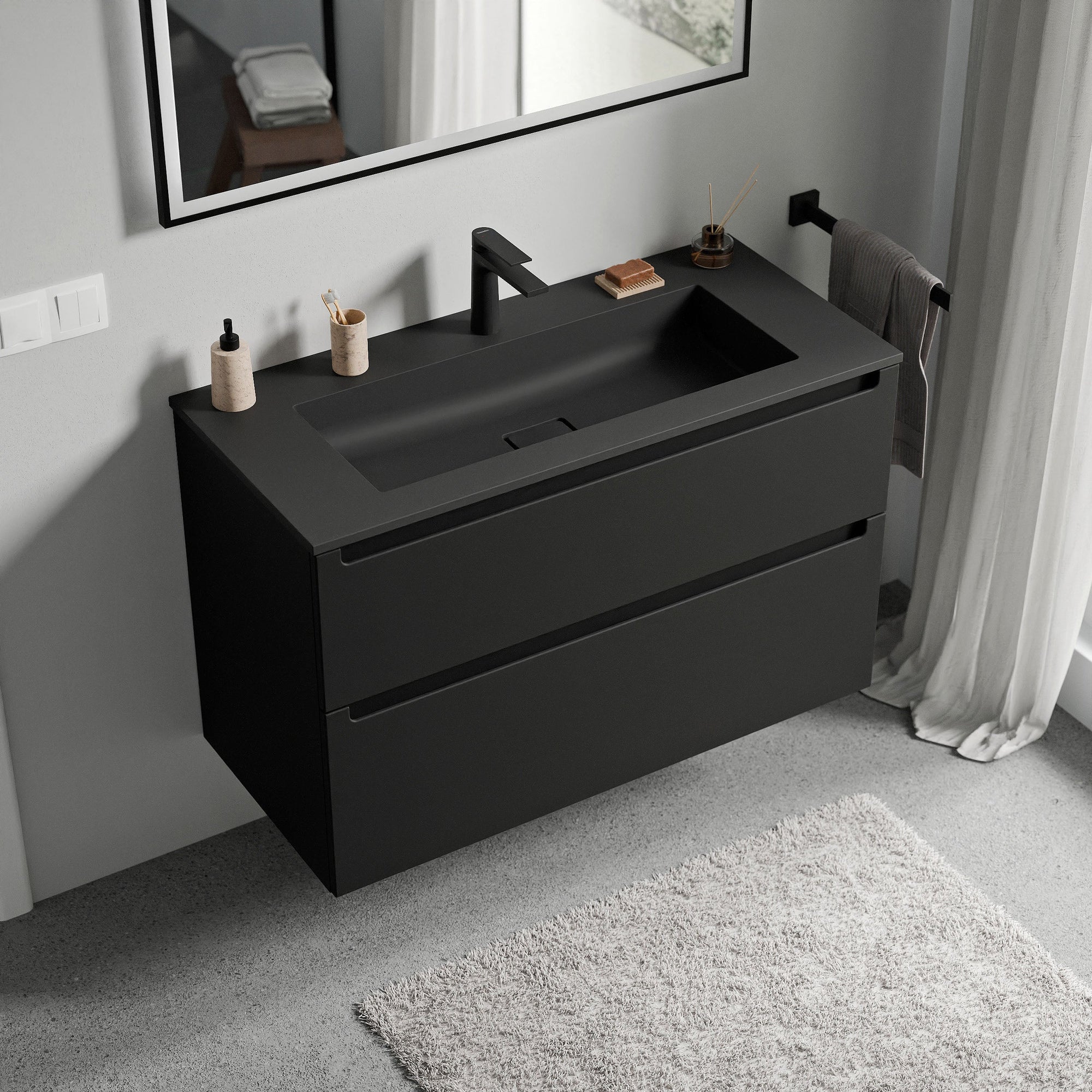 Meuble salle de bain VIREO 80 cm