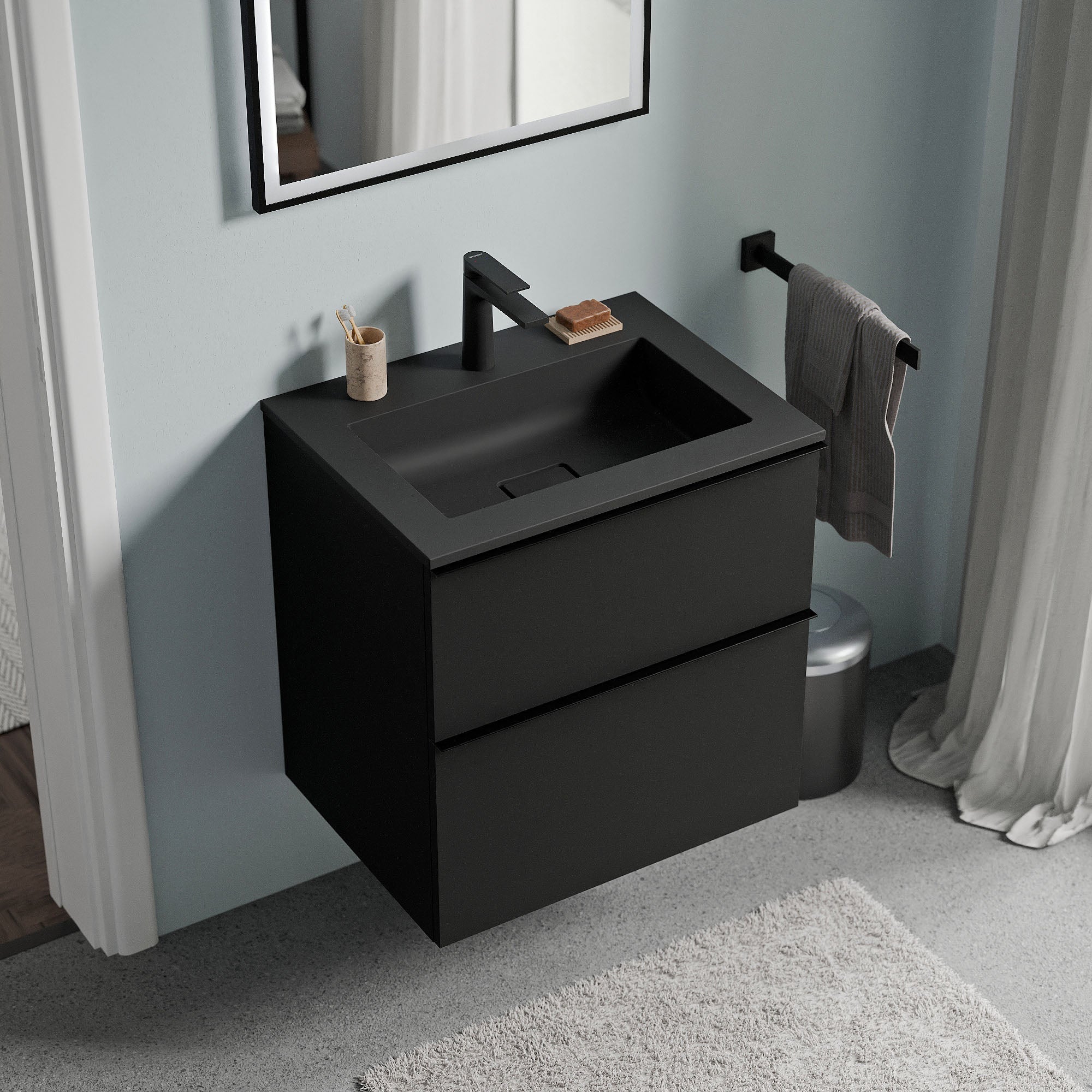 Meuble salle de bain LAVOA 60 cm