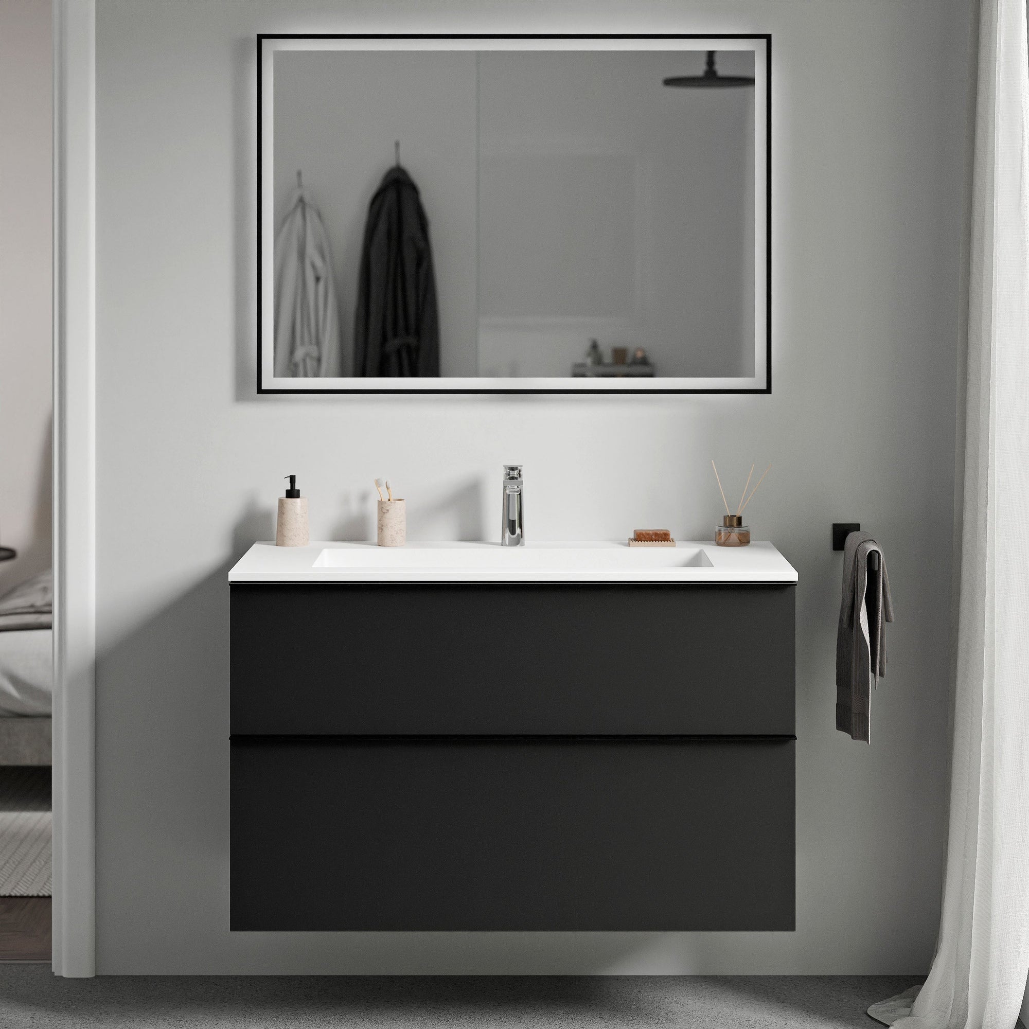 Meuble salle de bain LAVOA 100 cm