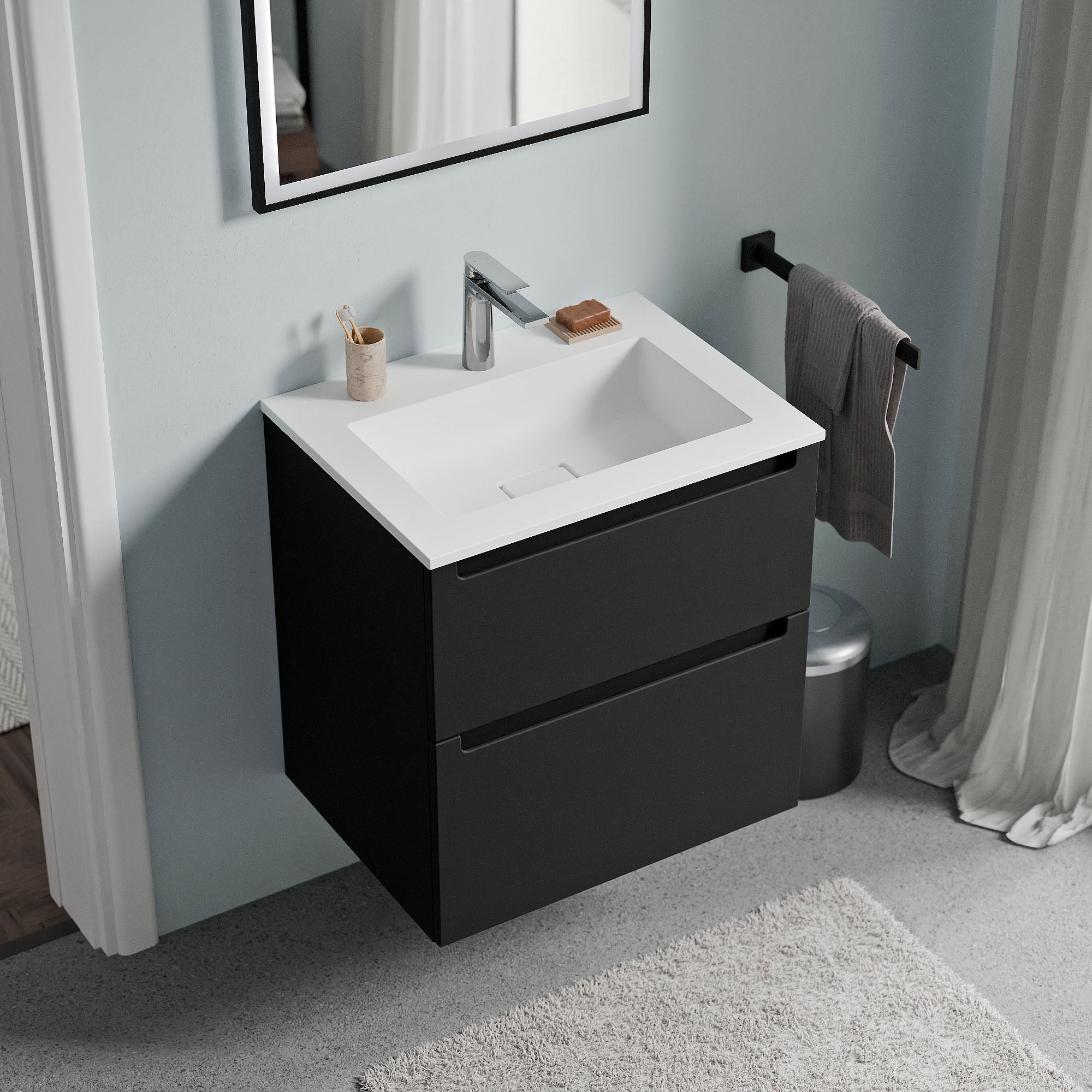 Meuble salle de bain VIREO 60 cm