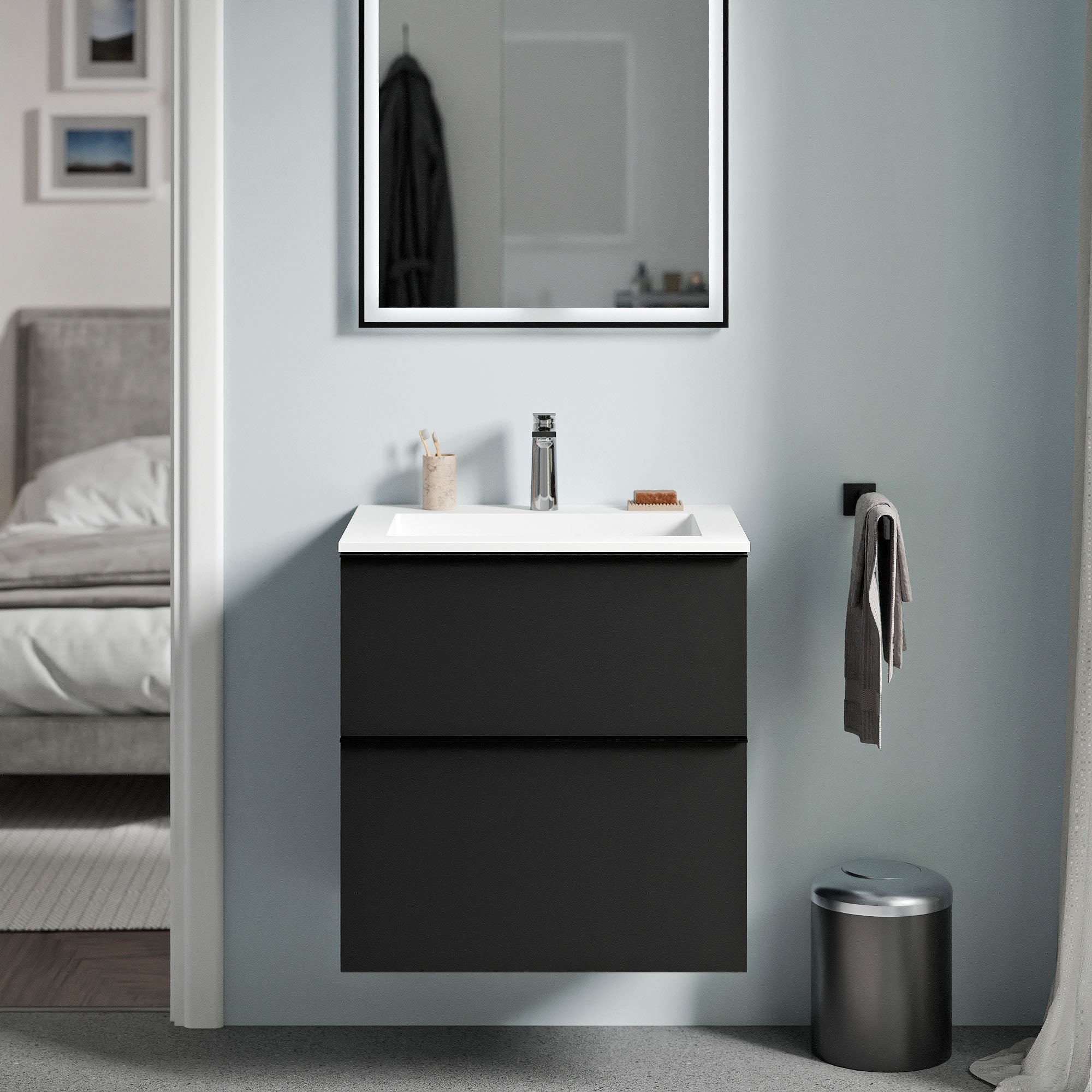 Meuble salle de bain LAVOA 60 cm