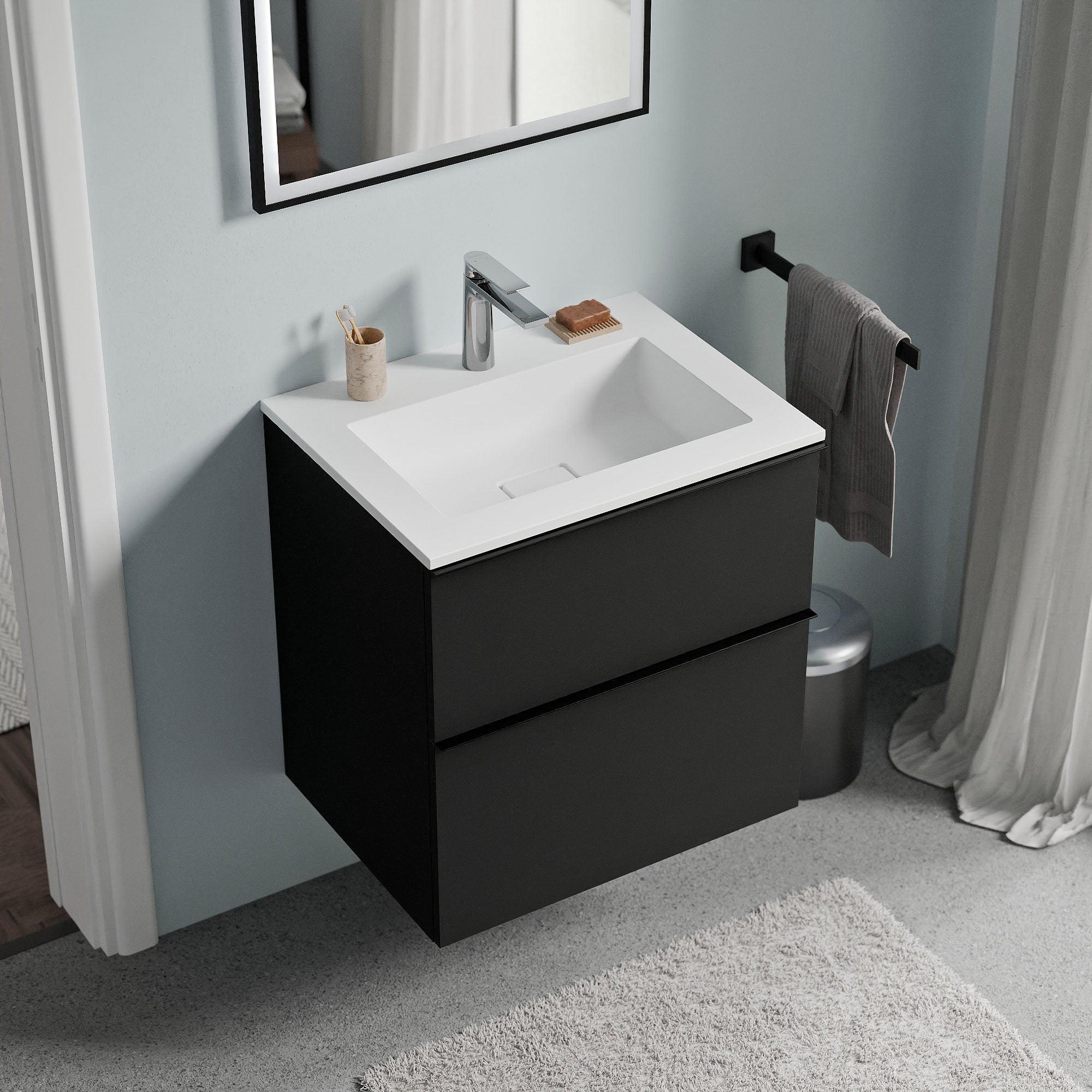 Meuble salle de bain LAVOA 60 cm