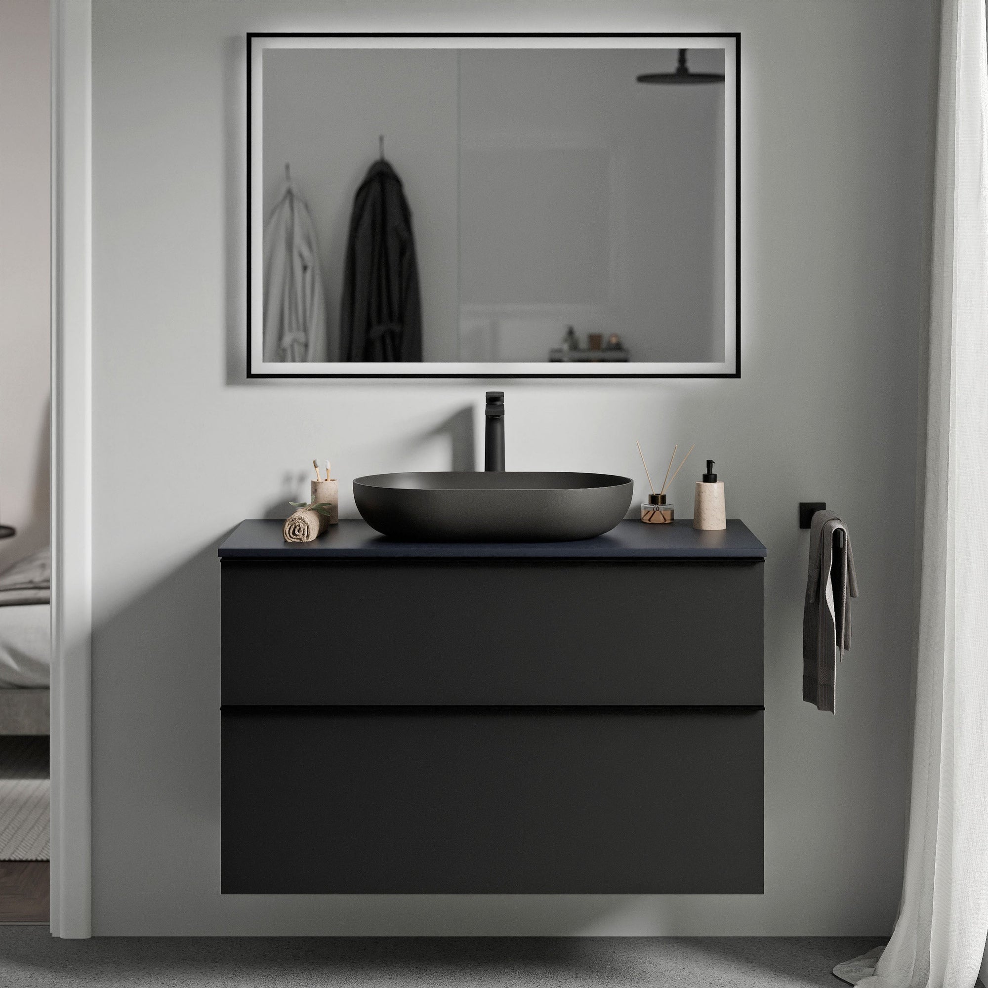 Meuble salle de bain LAVOA 100 cm
